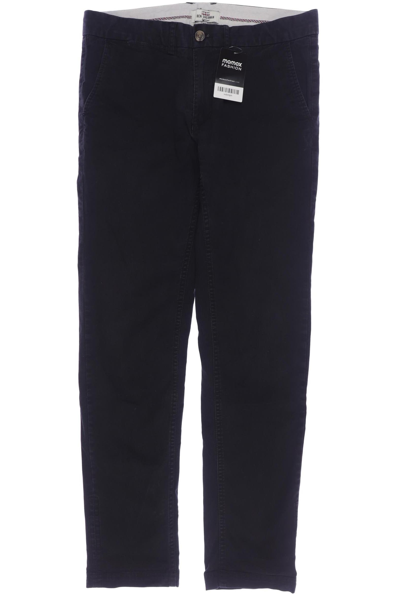 

Ben Sherman Herren Stoffhose, schwarz, Gr. 31