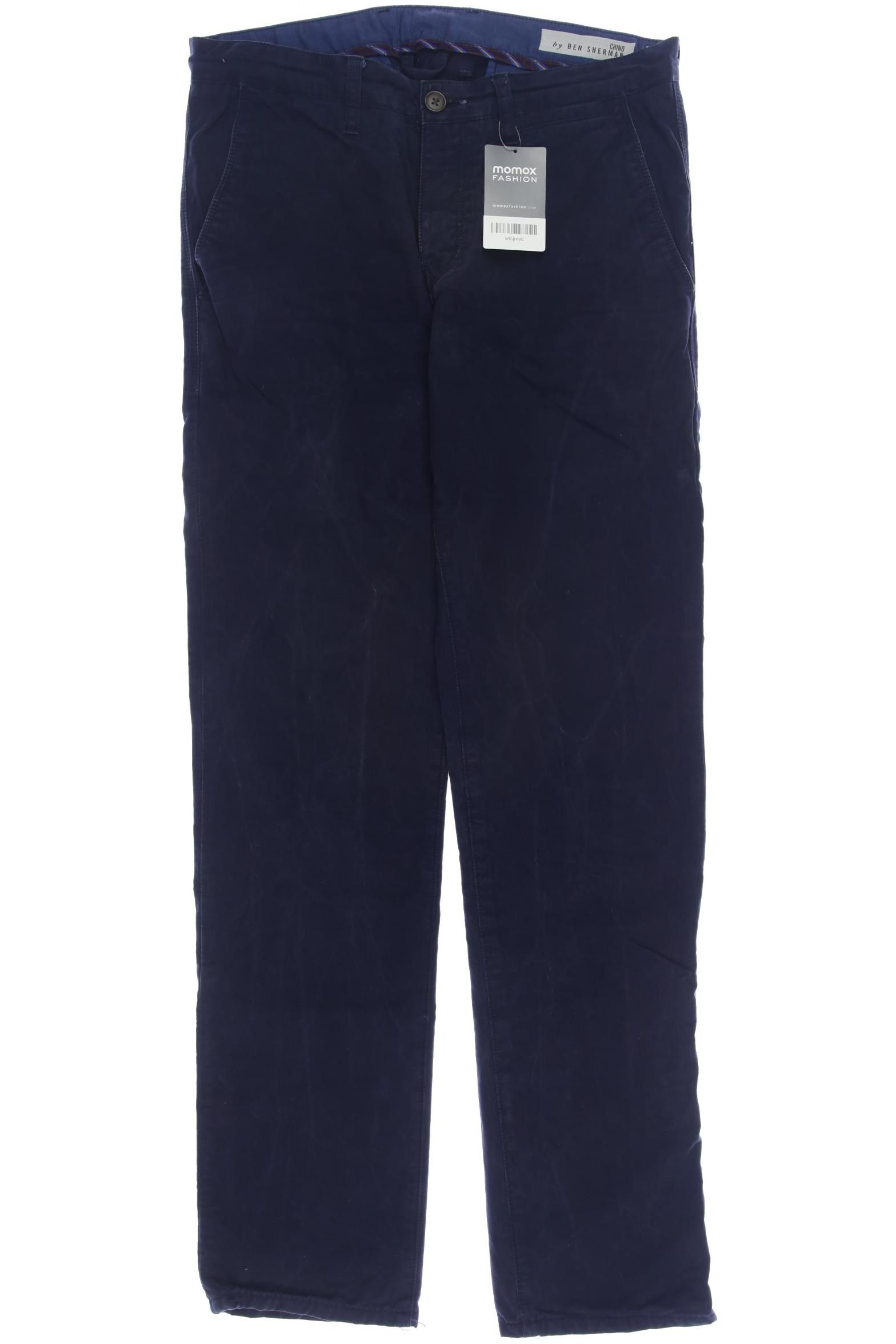 

Ben Sherman Herren Stoffhose, marineblau, Gr. 30