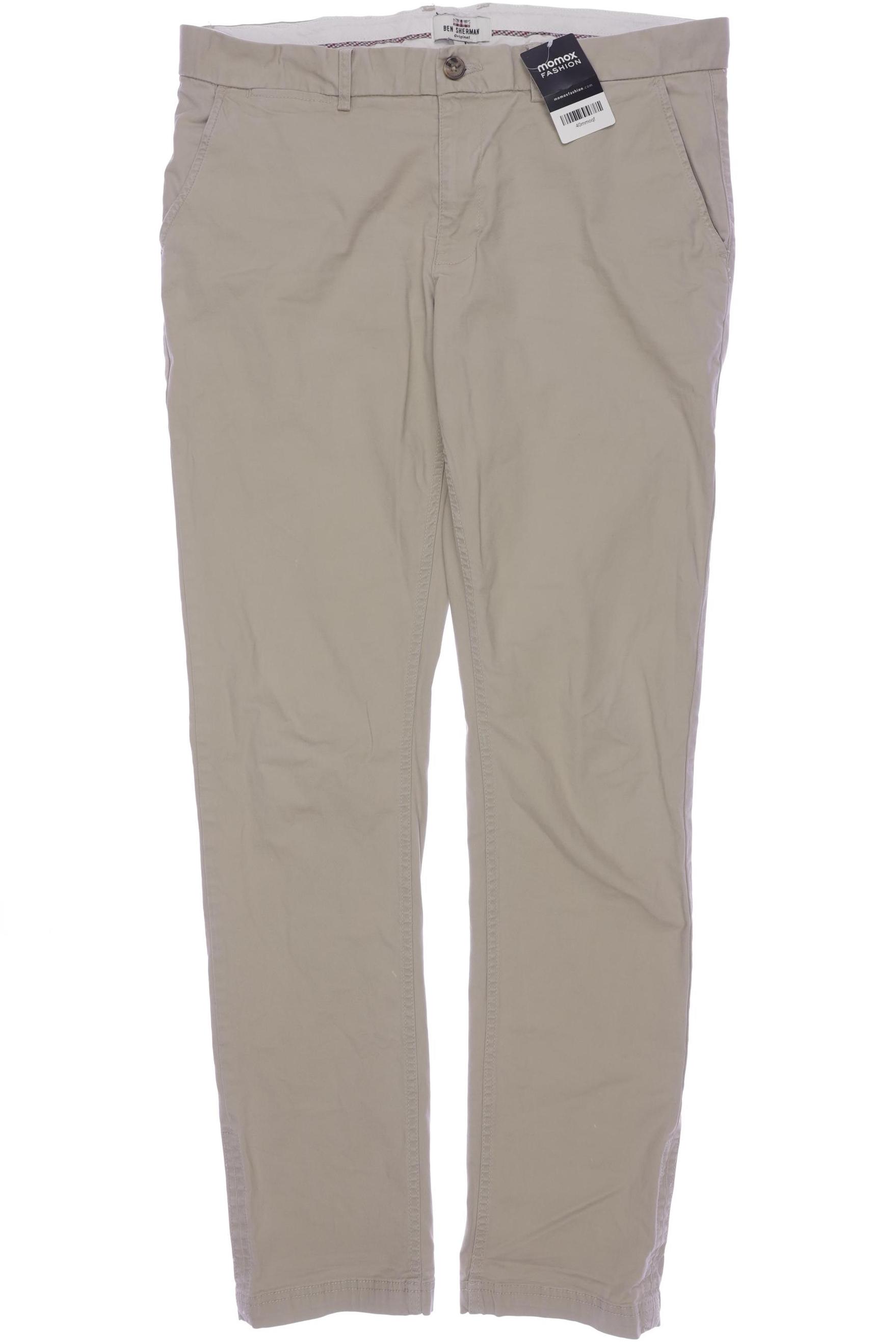 

Ben Sherman Herren Stoffhose, beige, Gr. 34