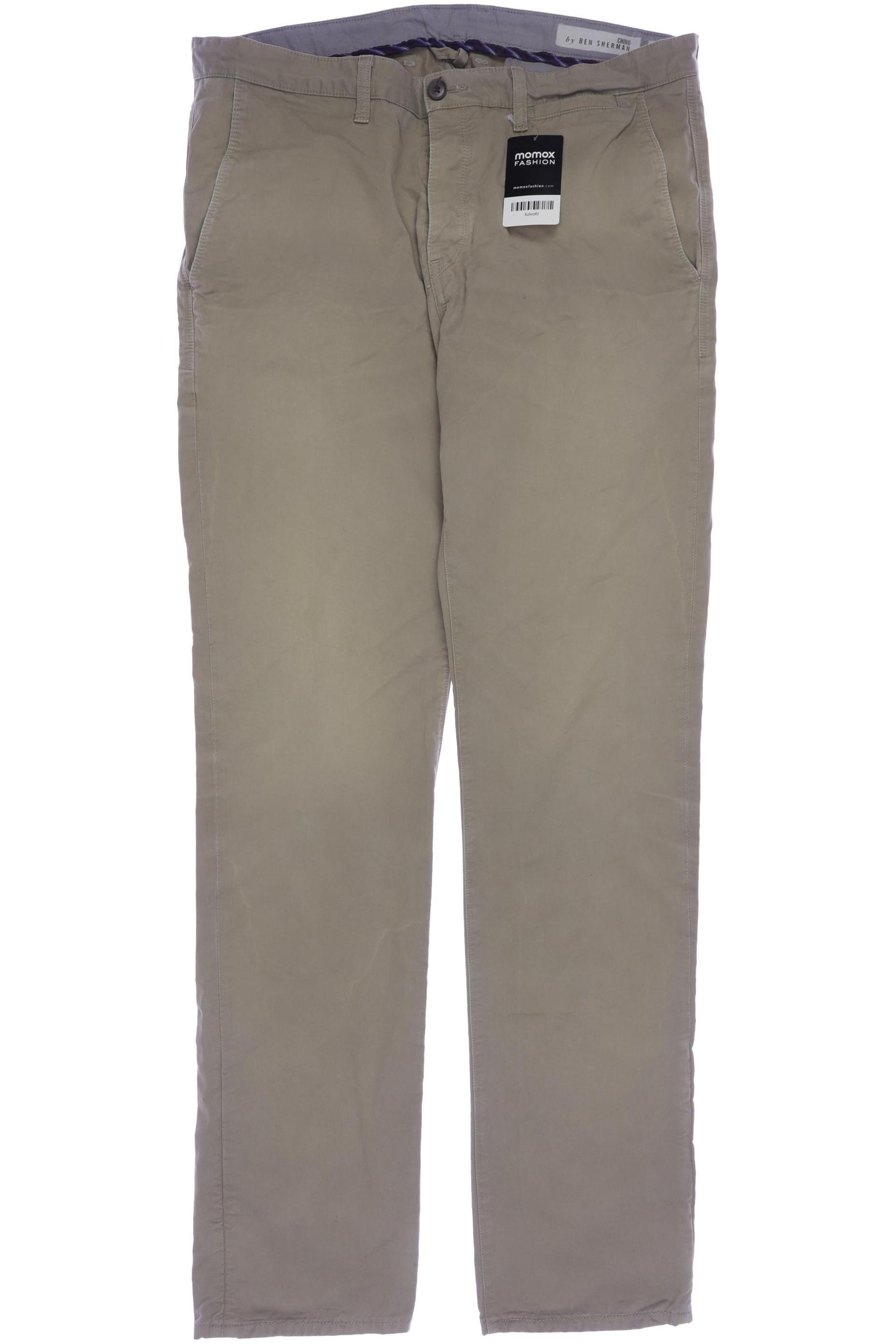 Thumbnail - Ben Sherman Herren Stoffhose, beige, Gr. 34