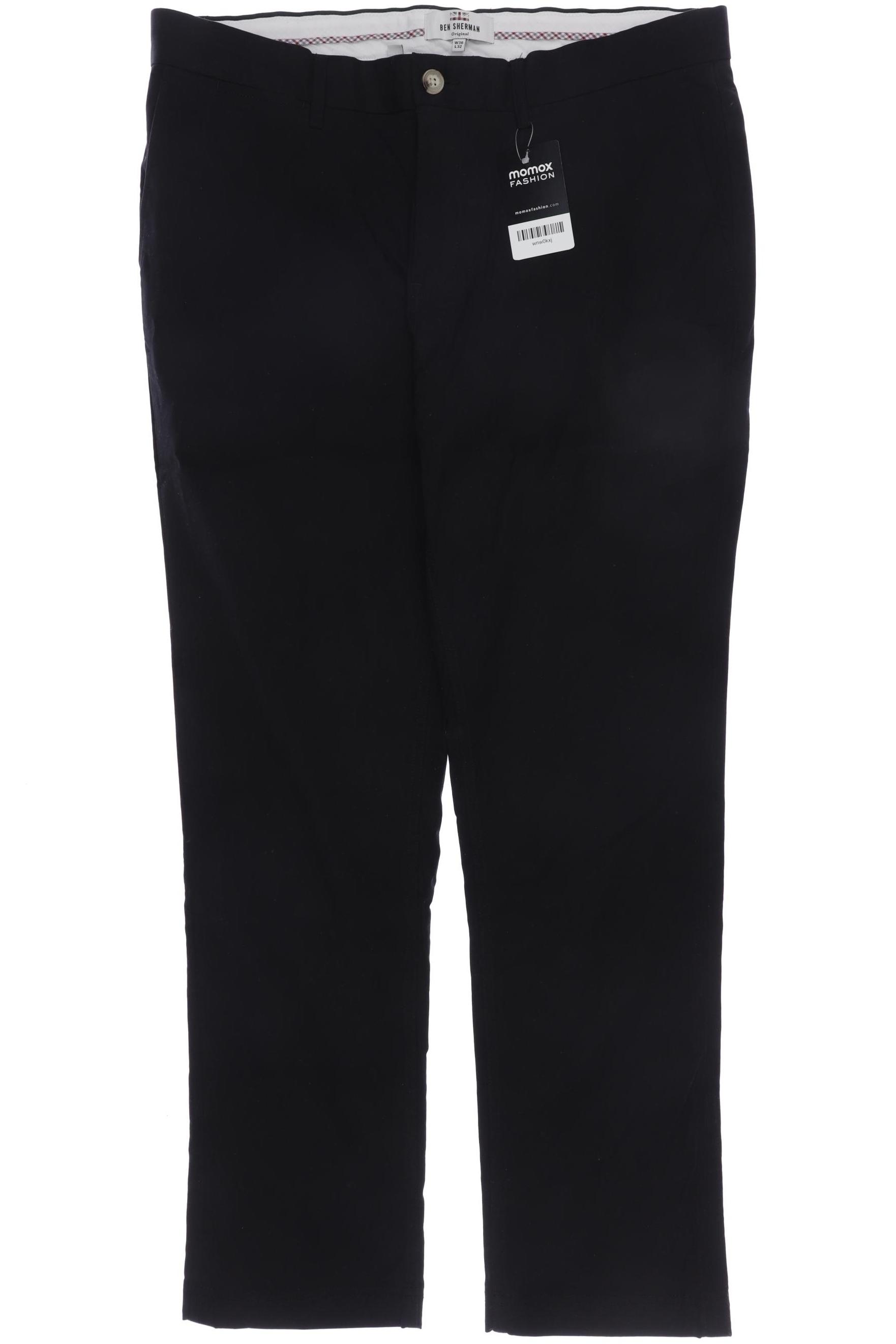 

Ben Sherman Herren Stoffhose, schwarz, Gr. 36