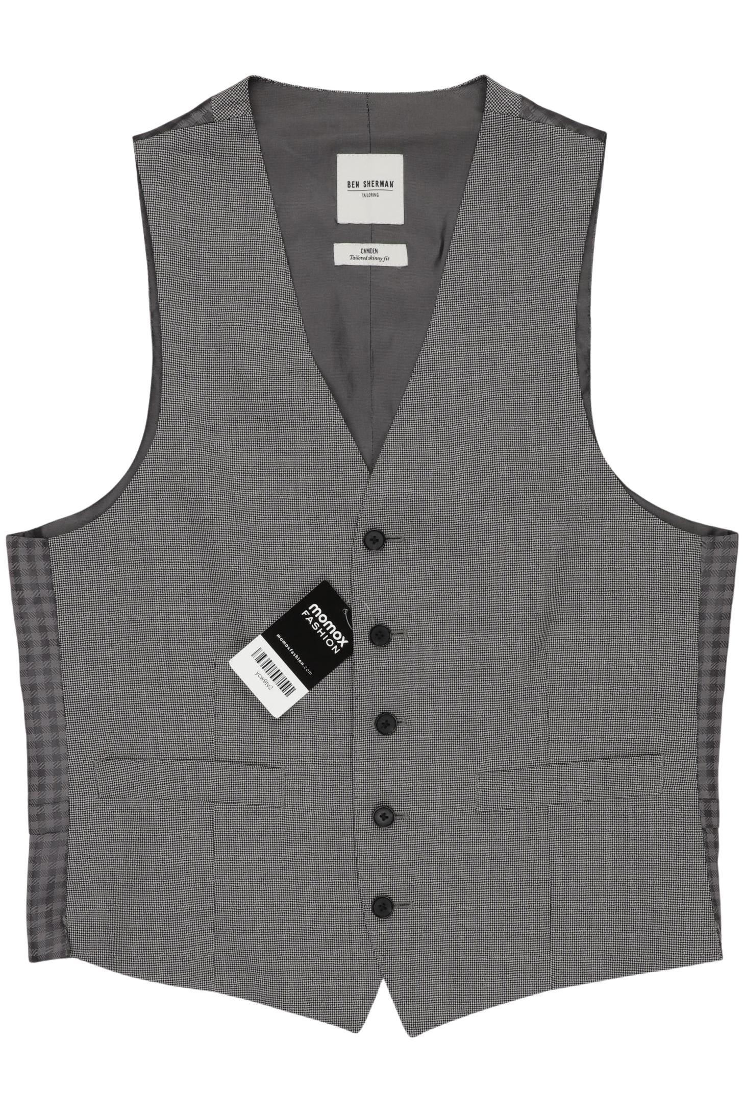 Thumbnail - Ben Sherman Herren Weste, grau, Gr. 48