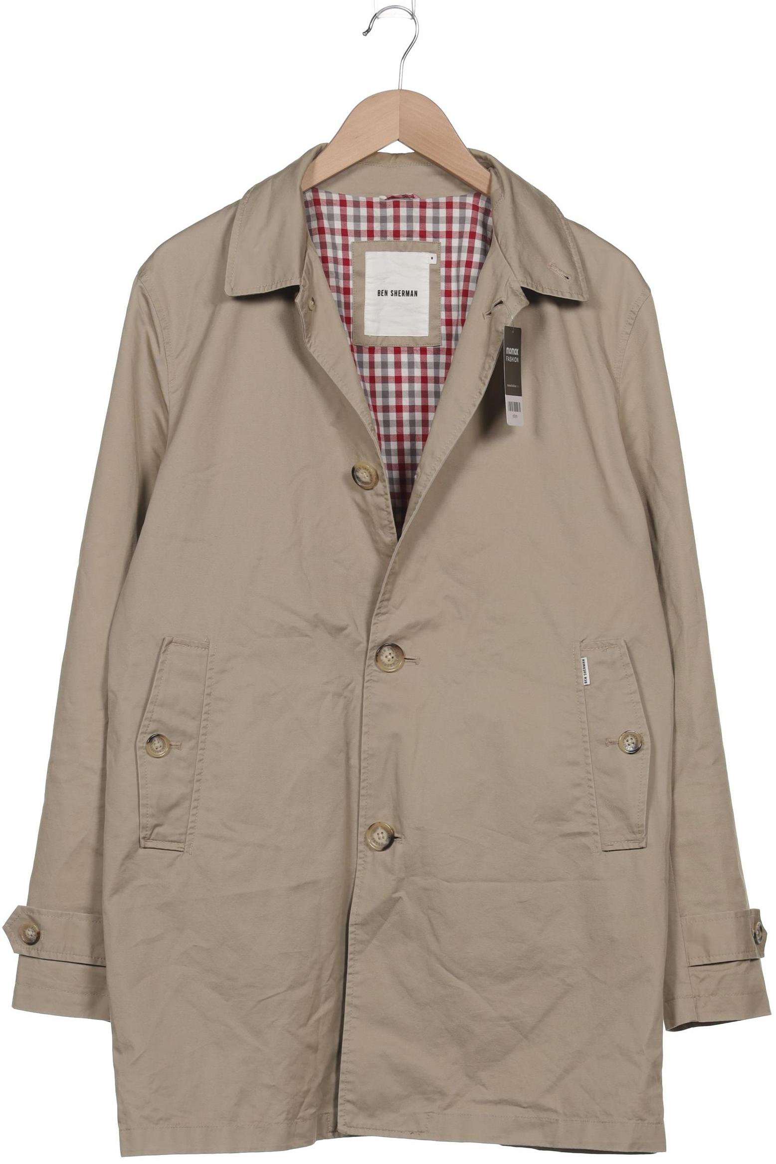 

Ben Sherman Herren Mantel, beige, Gr. 48