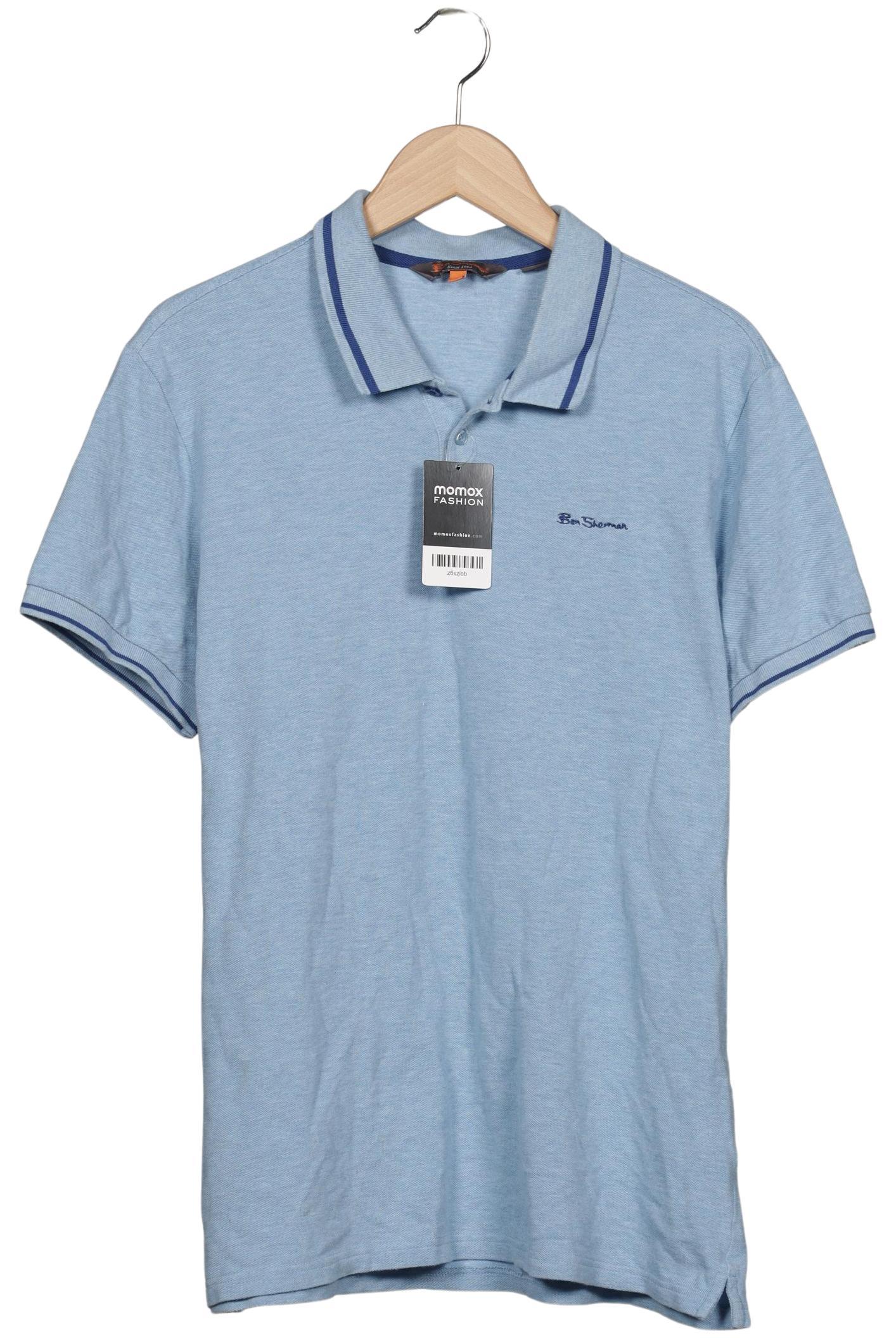 Thumbnail - Ben Sherman Herren Poloshirt, hellblau, Gr. 52