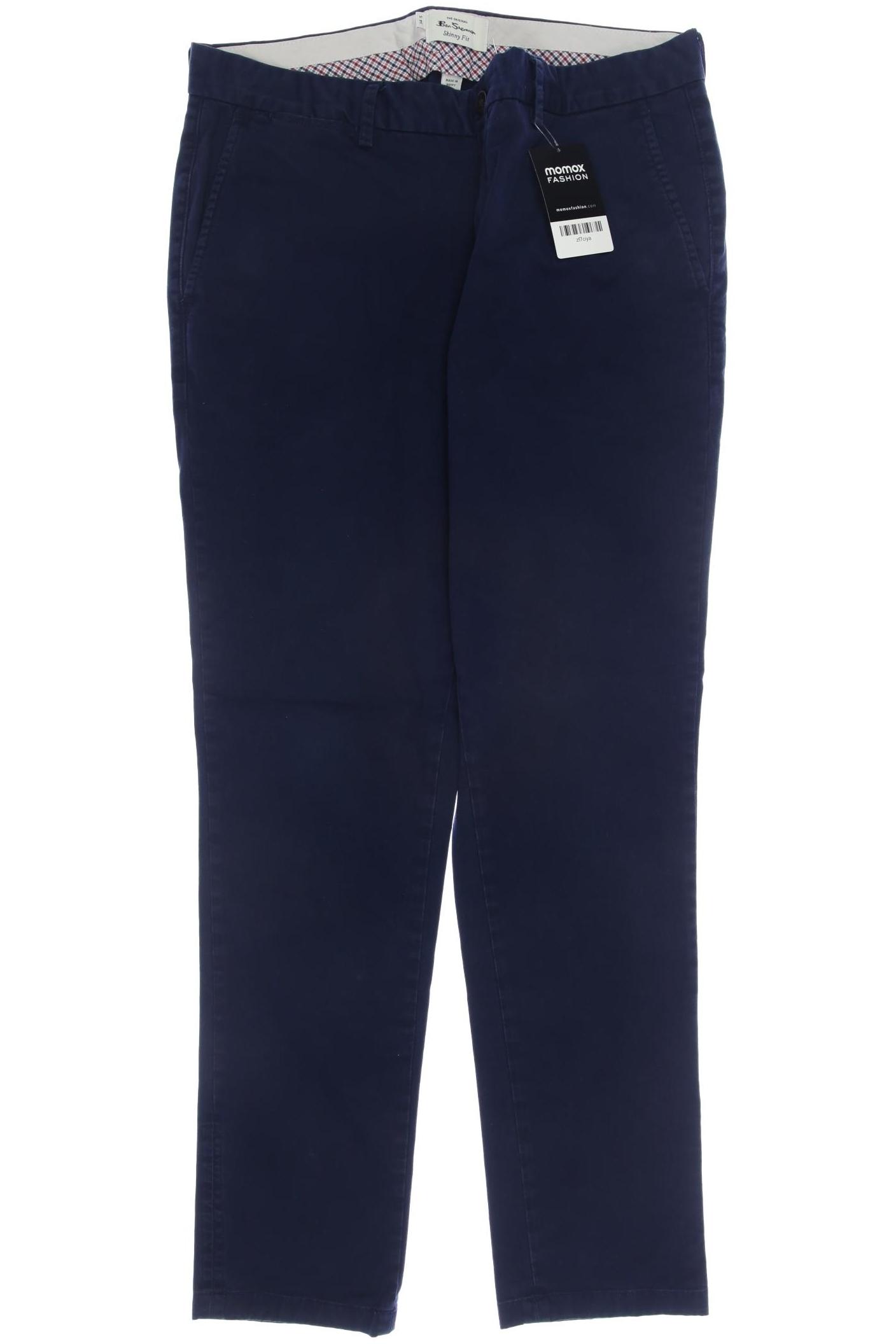 

Ben Sherman Herren Stoffhose, marineblau, Gr. 34