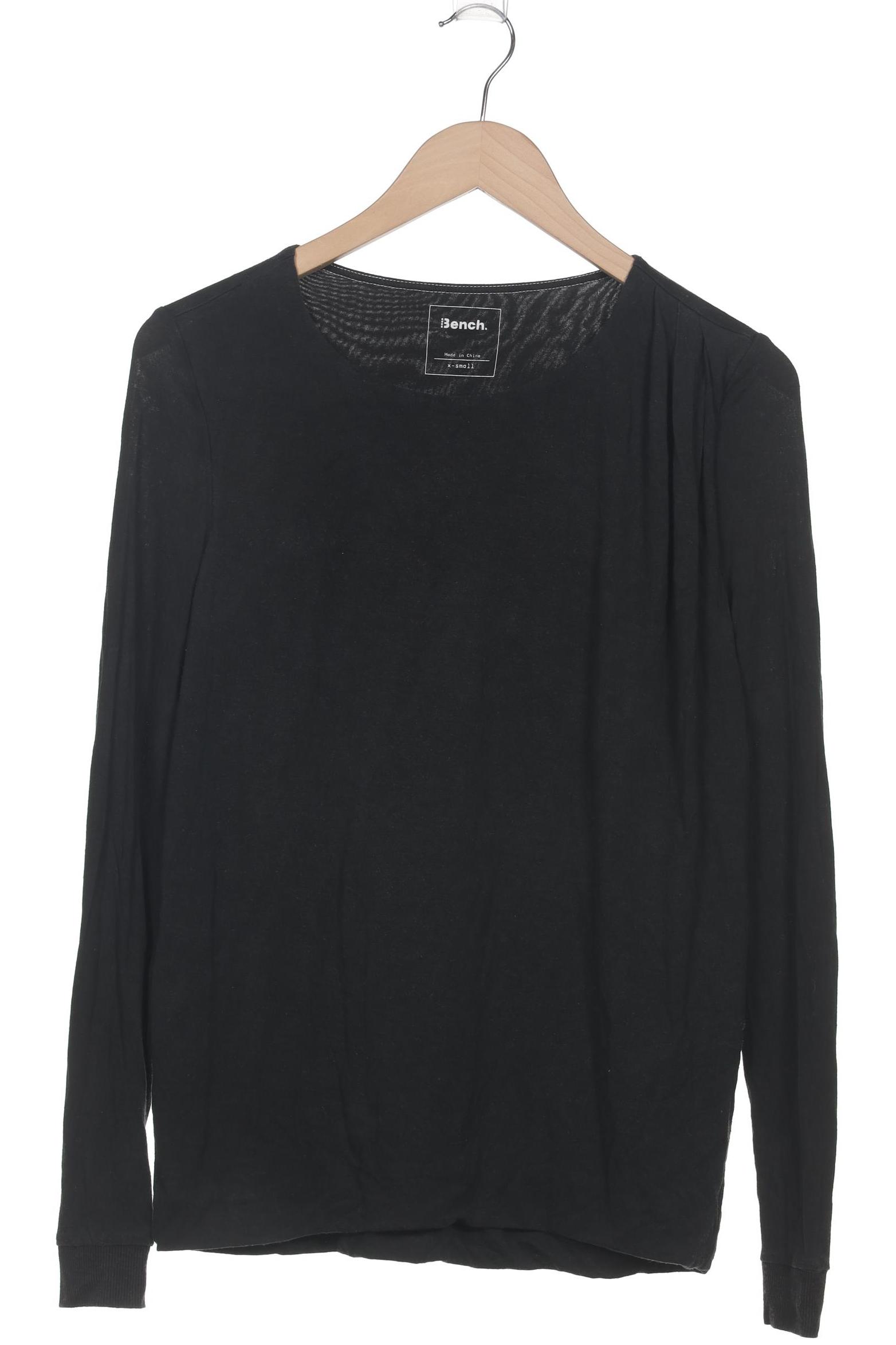 

Bench. Damen Langarmshirt, schwarz, Gr. 34