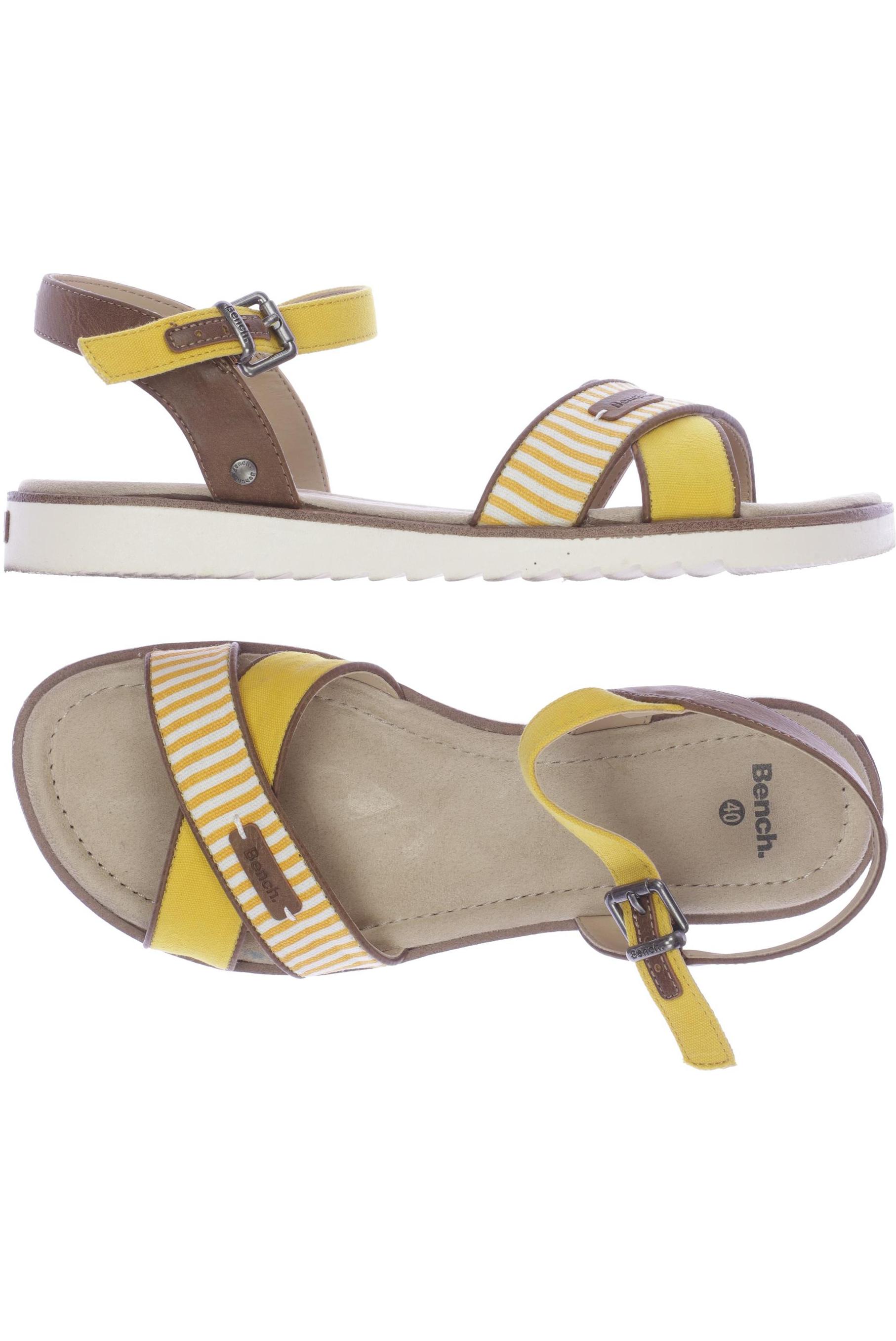 

Bench. Damen Sandale, gelb, Gr. 40