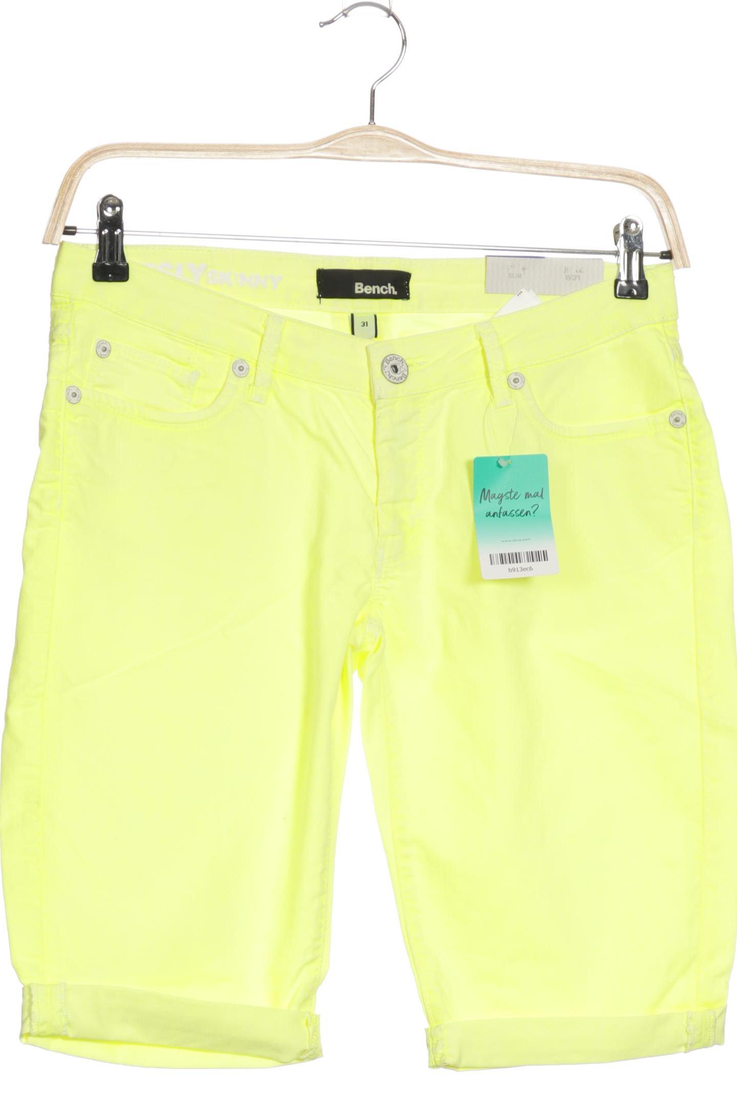 

Bench. Damen Shorts, gelb, Gr. 31