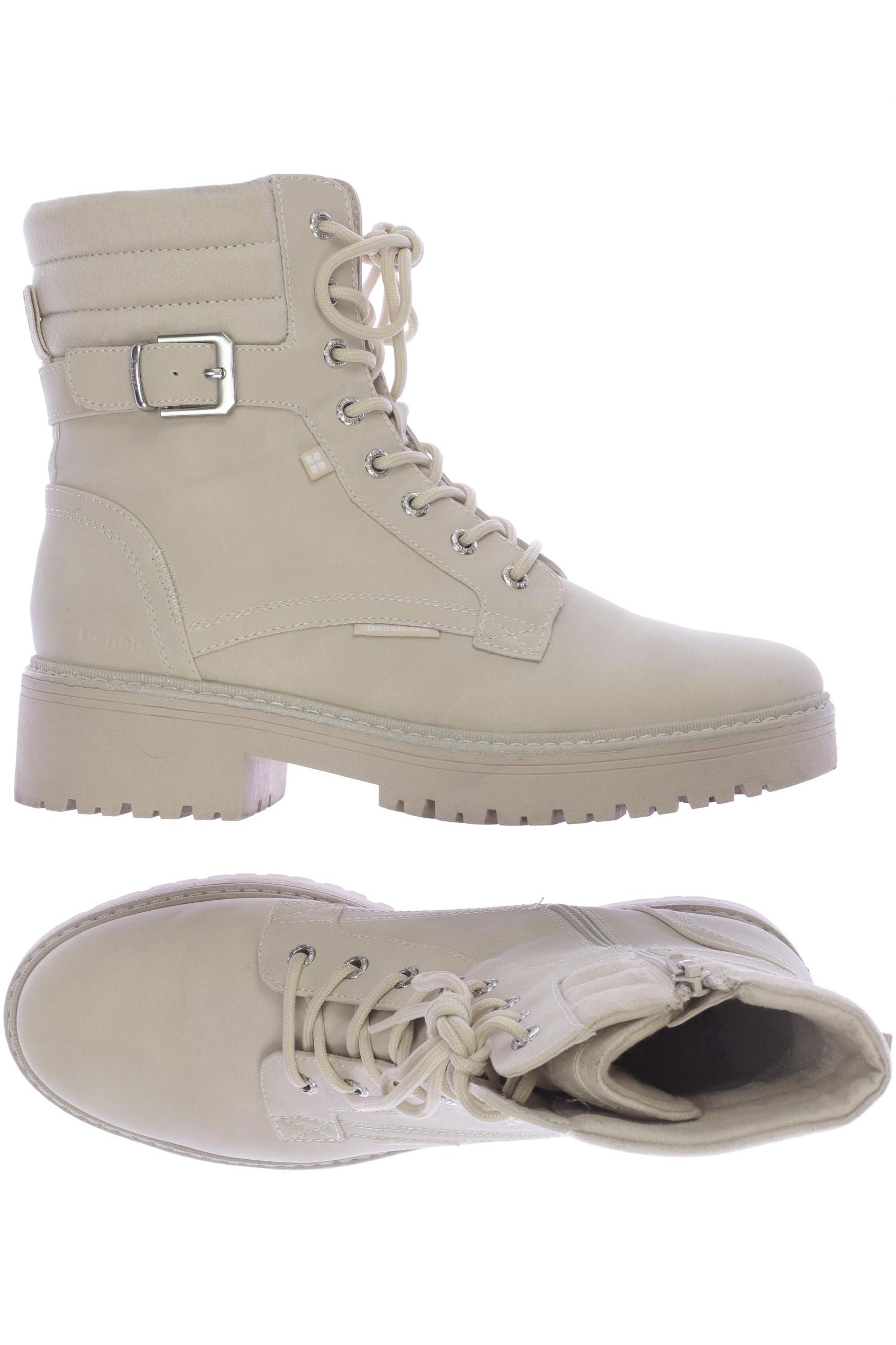 

Bench. Damen Stiefelette, cremeweiß