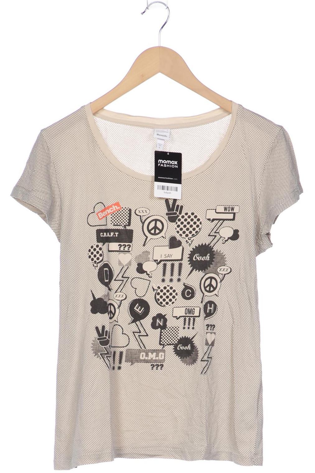 

Bench. Damen T-Shirt, cremeweiß, Gr. 40