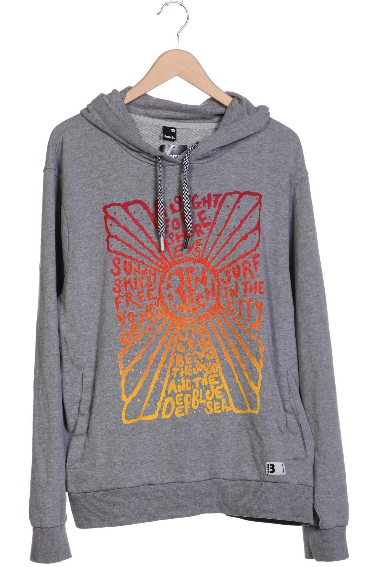 

Bench. Herren Kapuzenpullover, grau