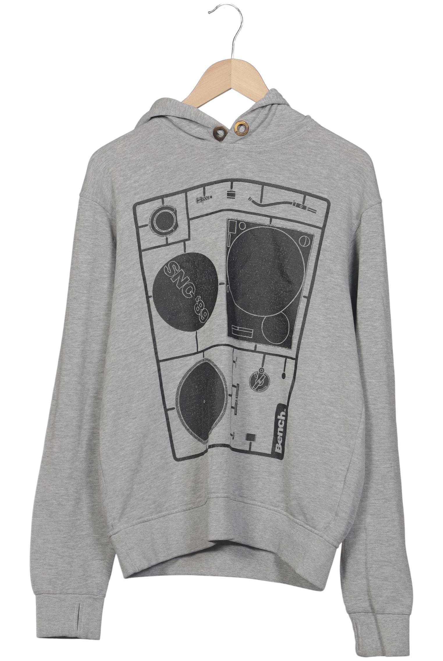 

Bench. Herren Kapuzenpullover, grau, Gr. 48