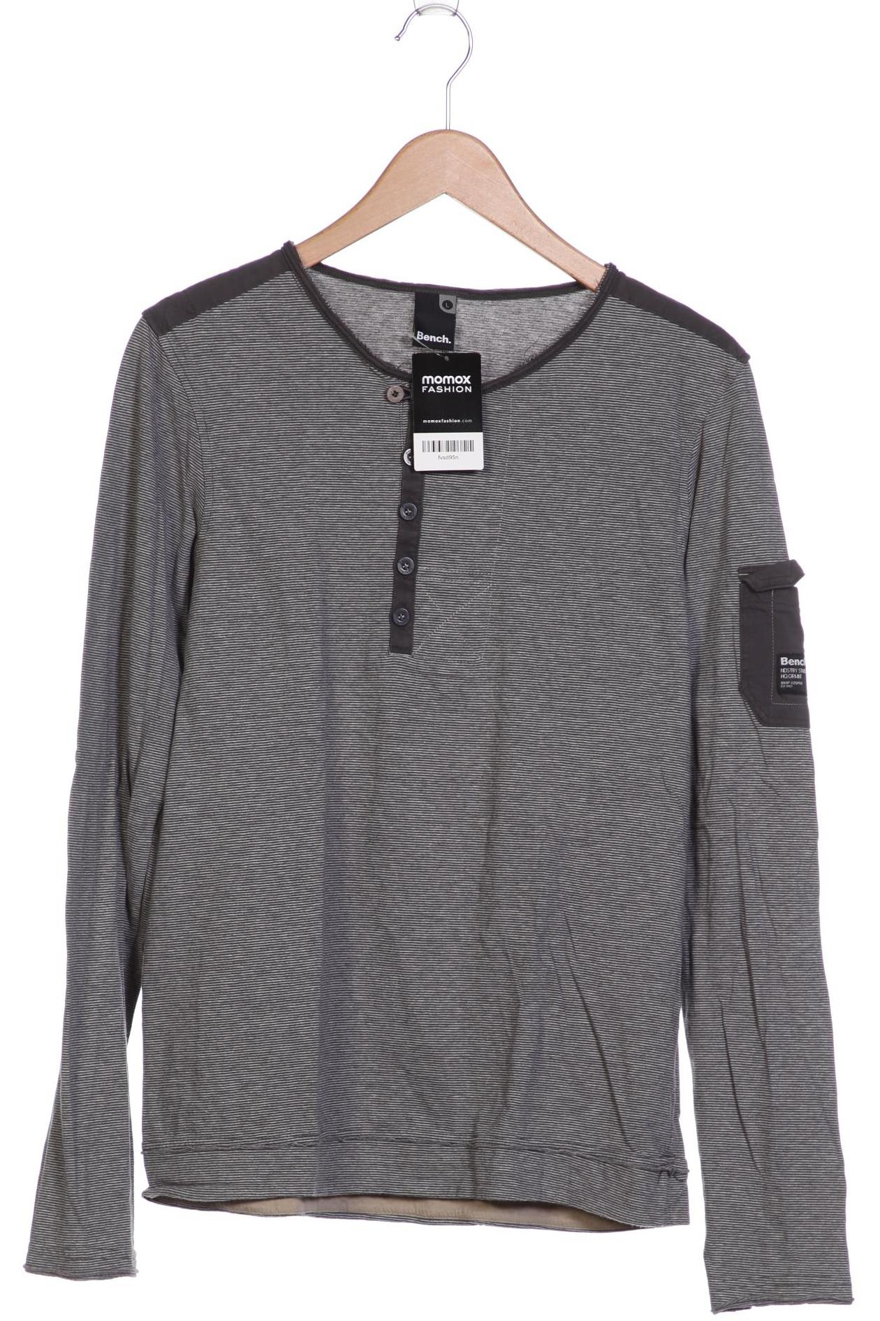 

Bench. Herren Langarmshirt, grau
