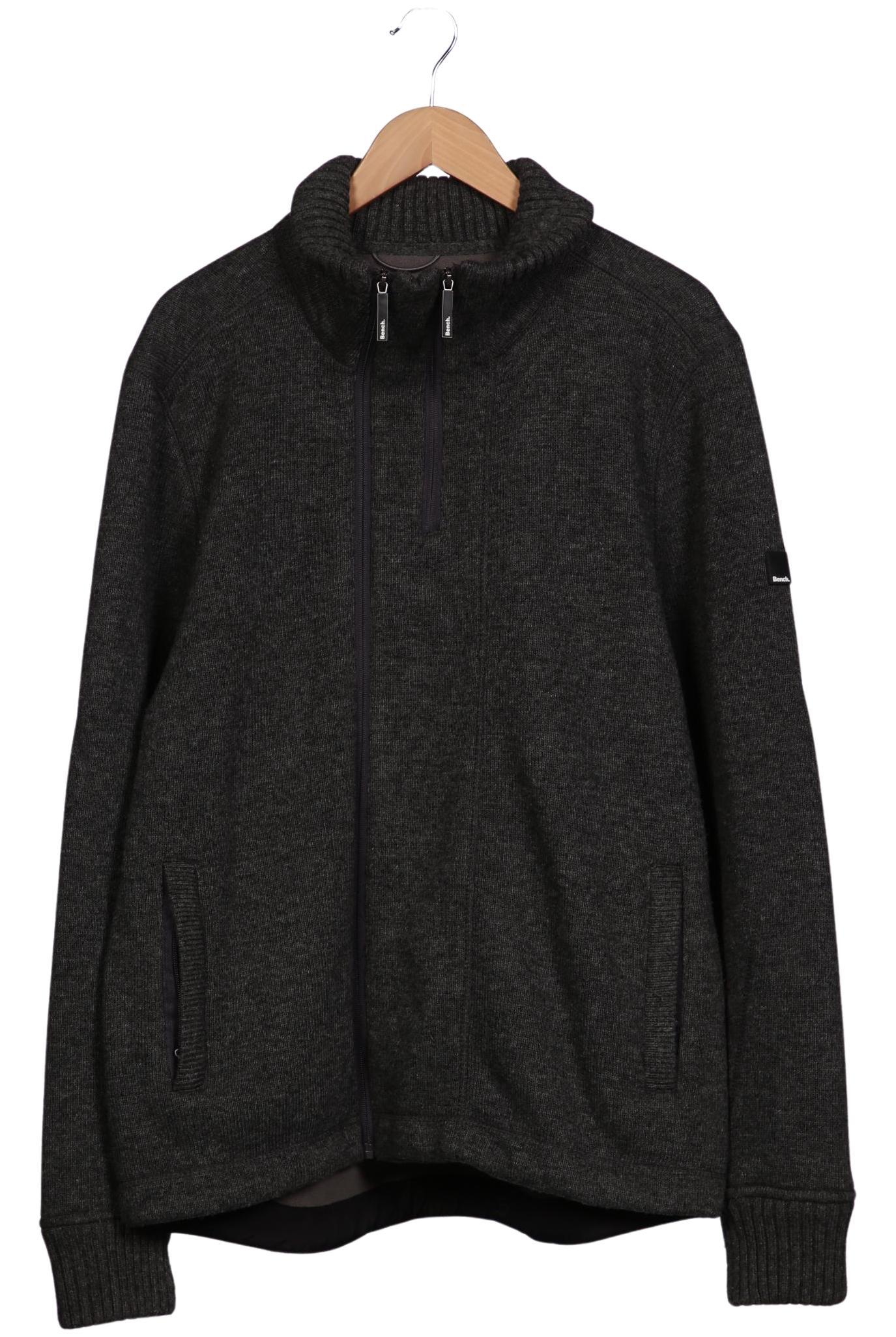 

Bench. Herren Strickjacke, grau, Gr. 56
