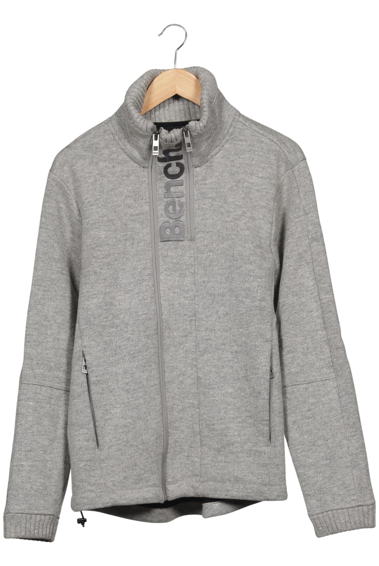 

Bench. Herren Strickjacke, grau, Gr. 48
