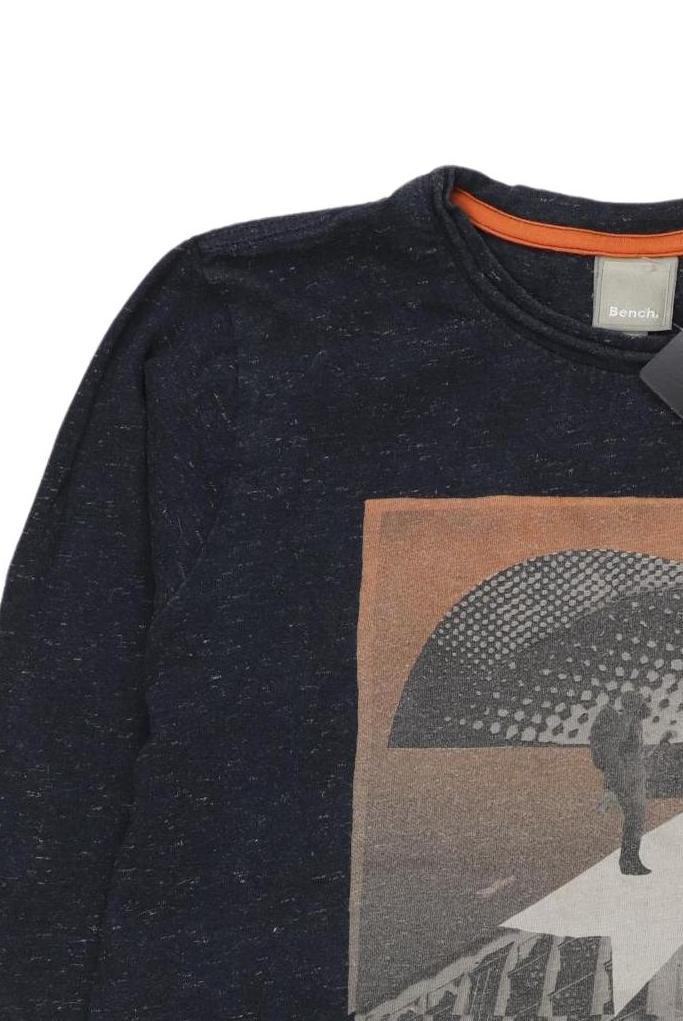 Thumbnail - Bench. Jungen Langarmshirt, marineblau, Gr. 152