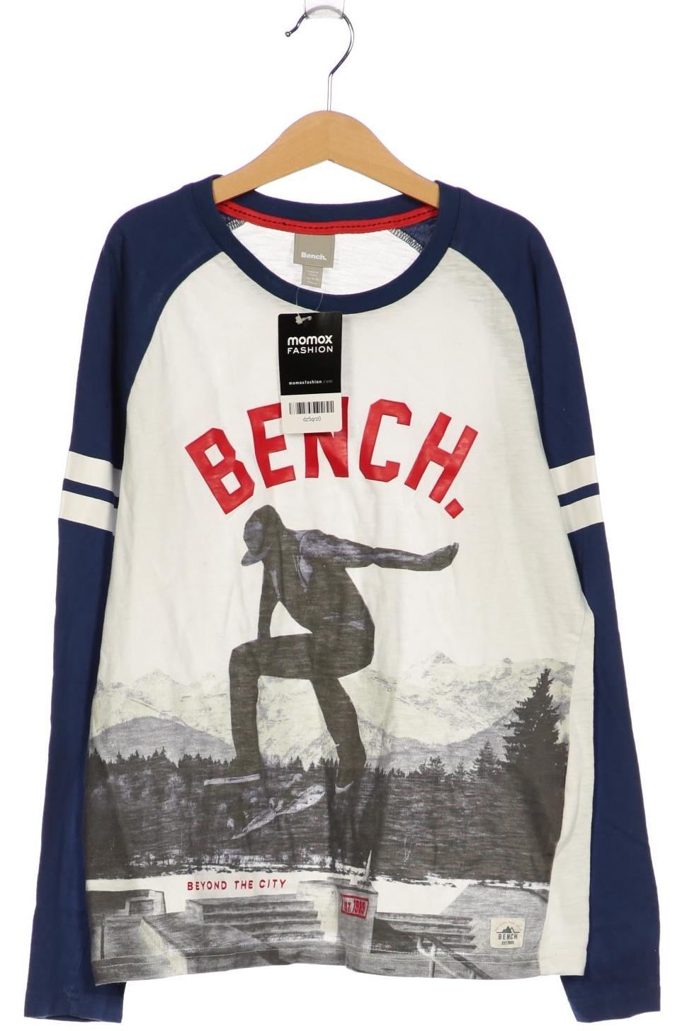 

Bench. Herren Langarmshirt, weiß, Gr. 152