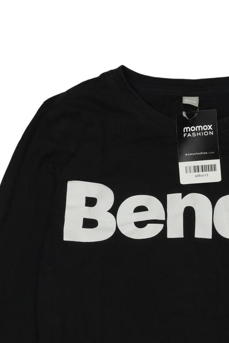 Thumbnail - Bench. Jungen Langarmshirt, schwarz, Gr. 152