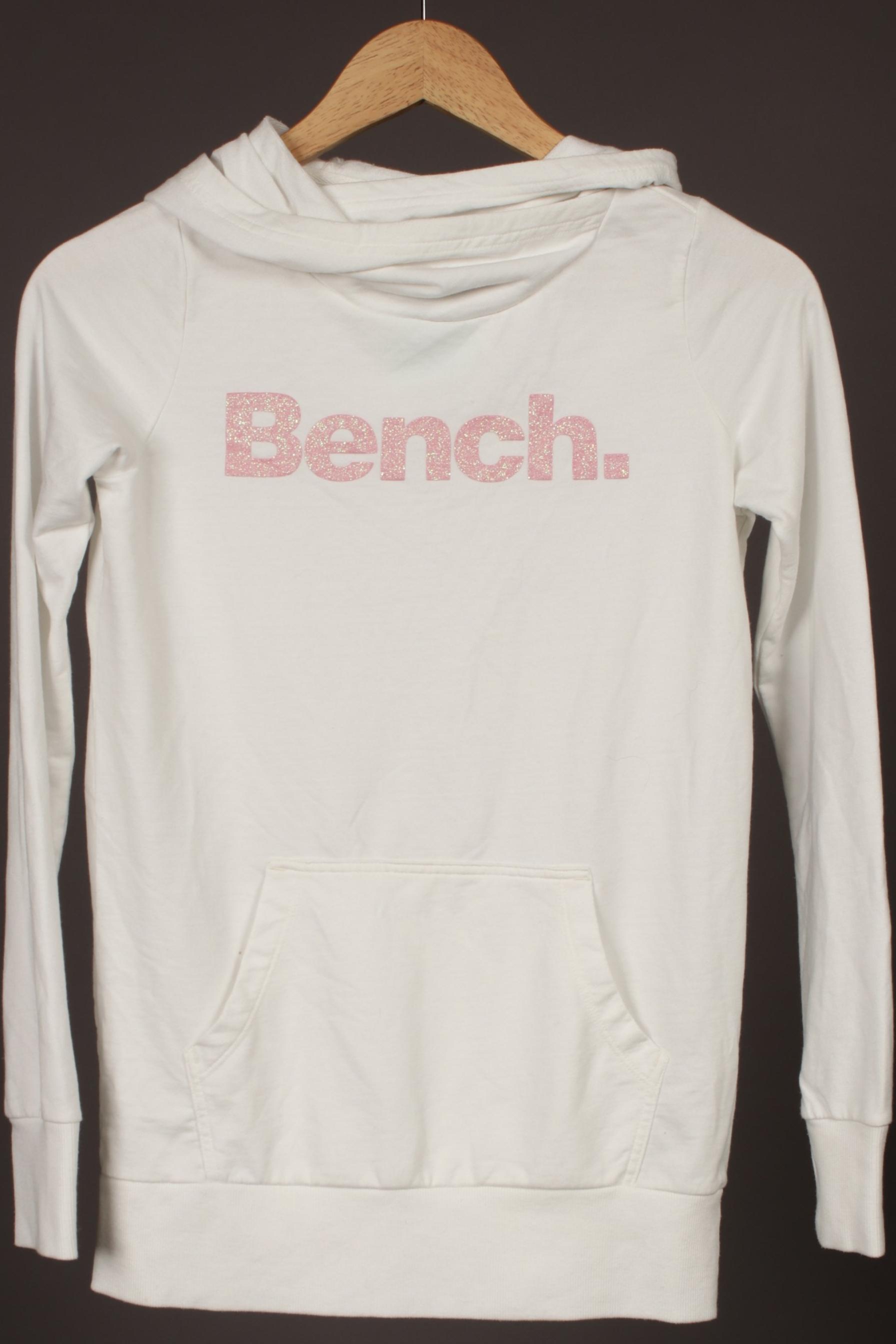

Bench. Damen Kapuzenpullover, weiß, Gr.