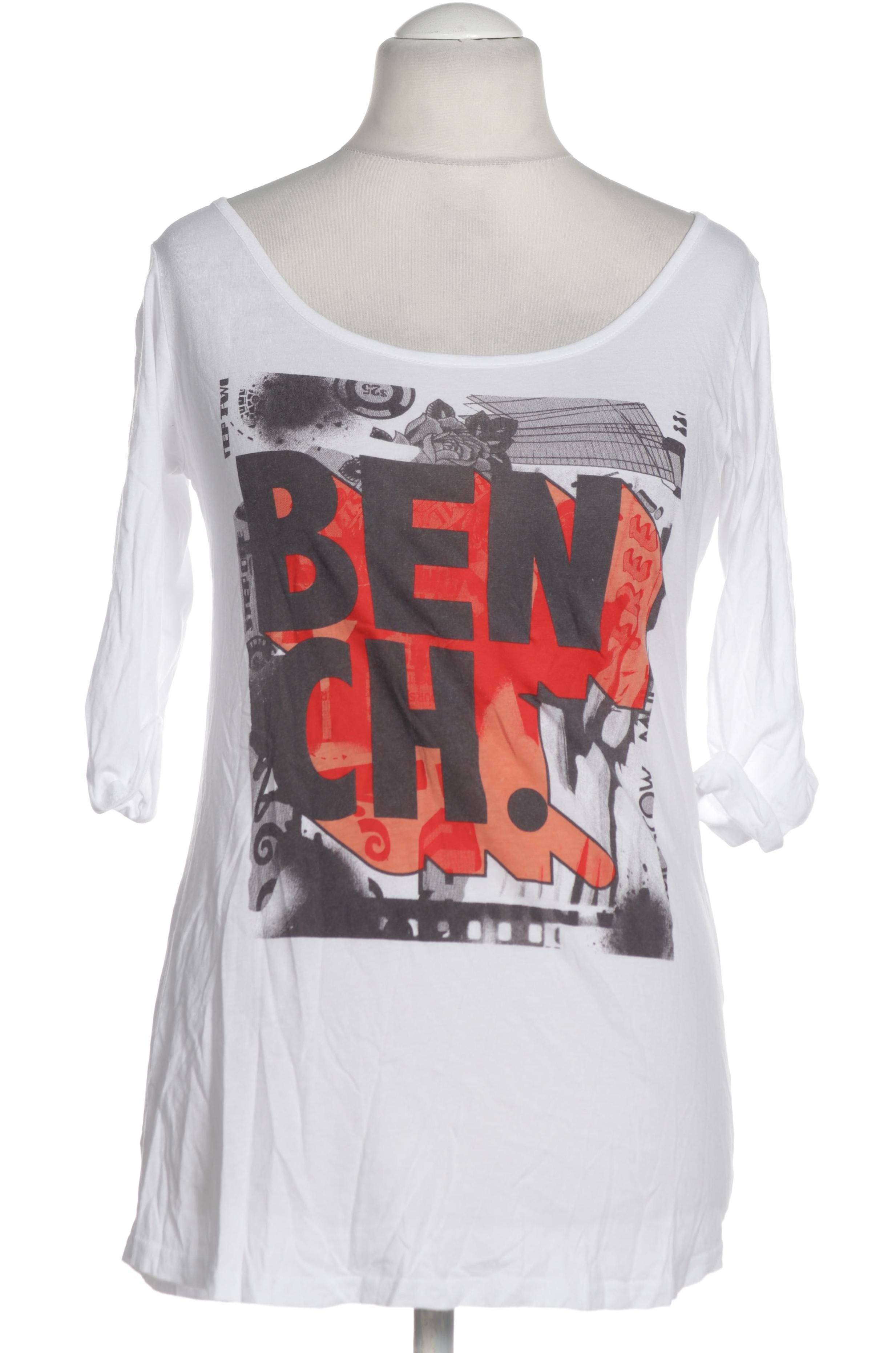 

Bench. Damen Langarmshirt, weiß, Gr.