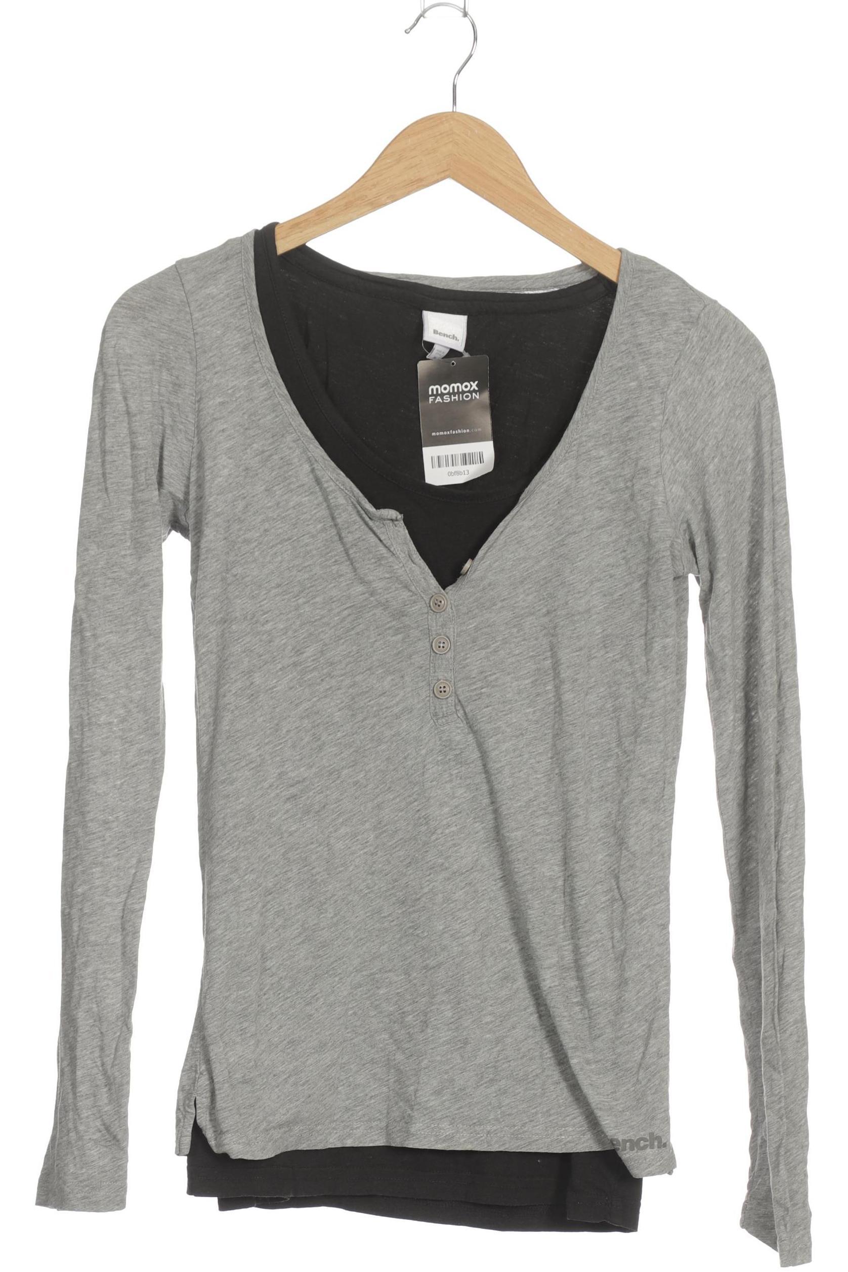 

Bench. Damen Langarmshirt, grau, Gr.