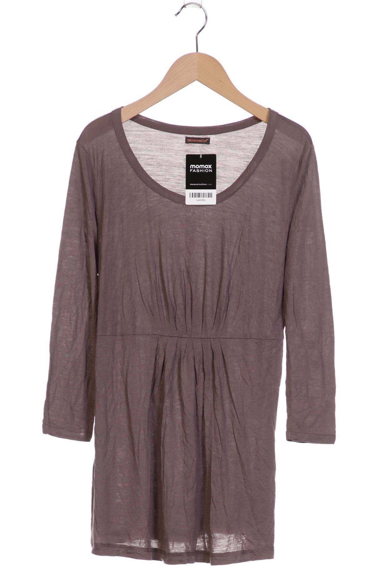 

Bensimon. Damen Langarmshirt, bordeaux, Gr. 36
