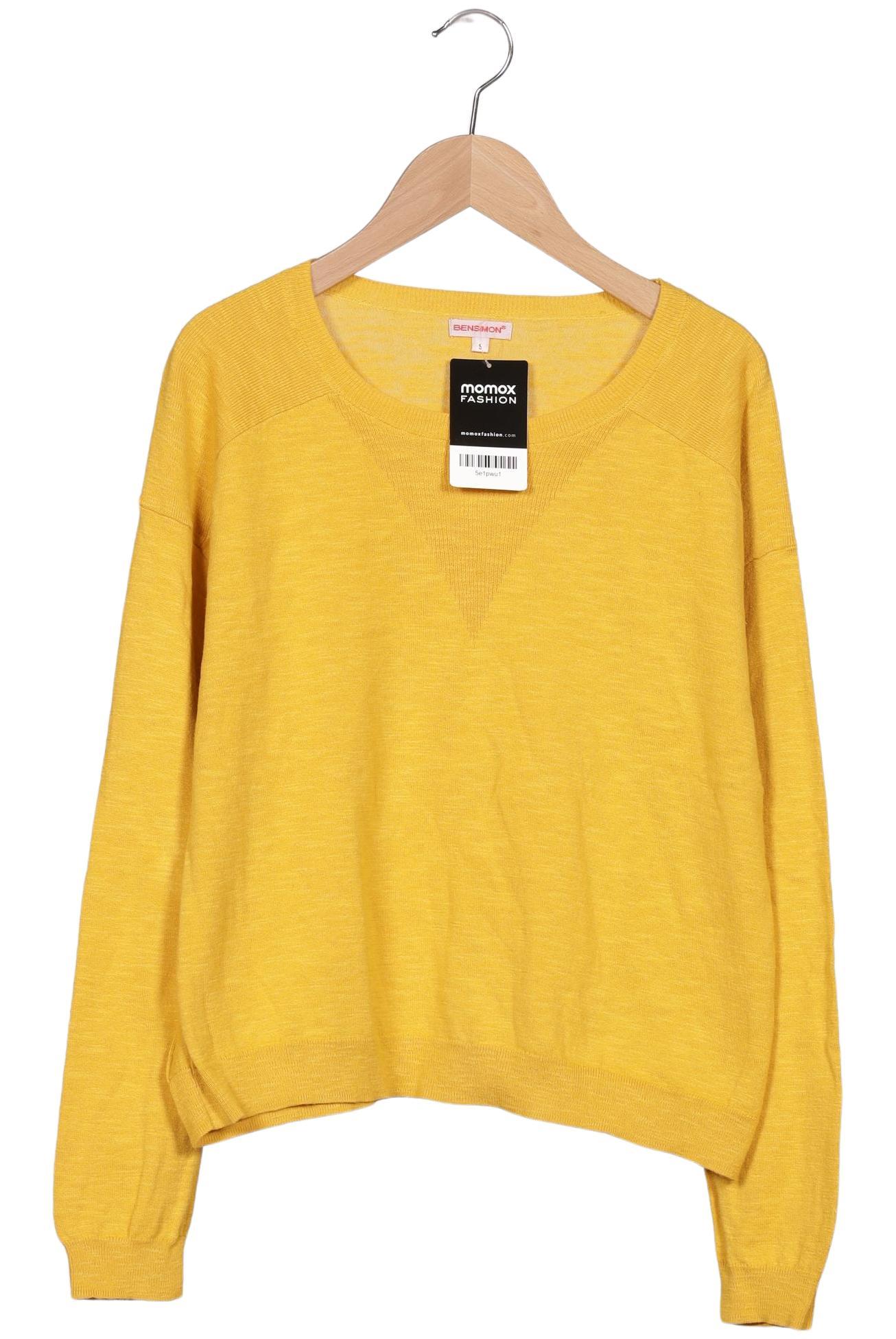 Thumbnail - Bensimon. Damen Pullover, gelb, Gr. 36