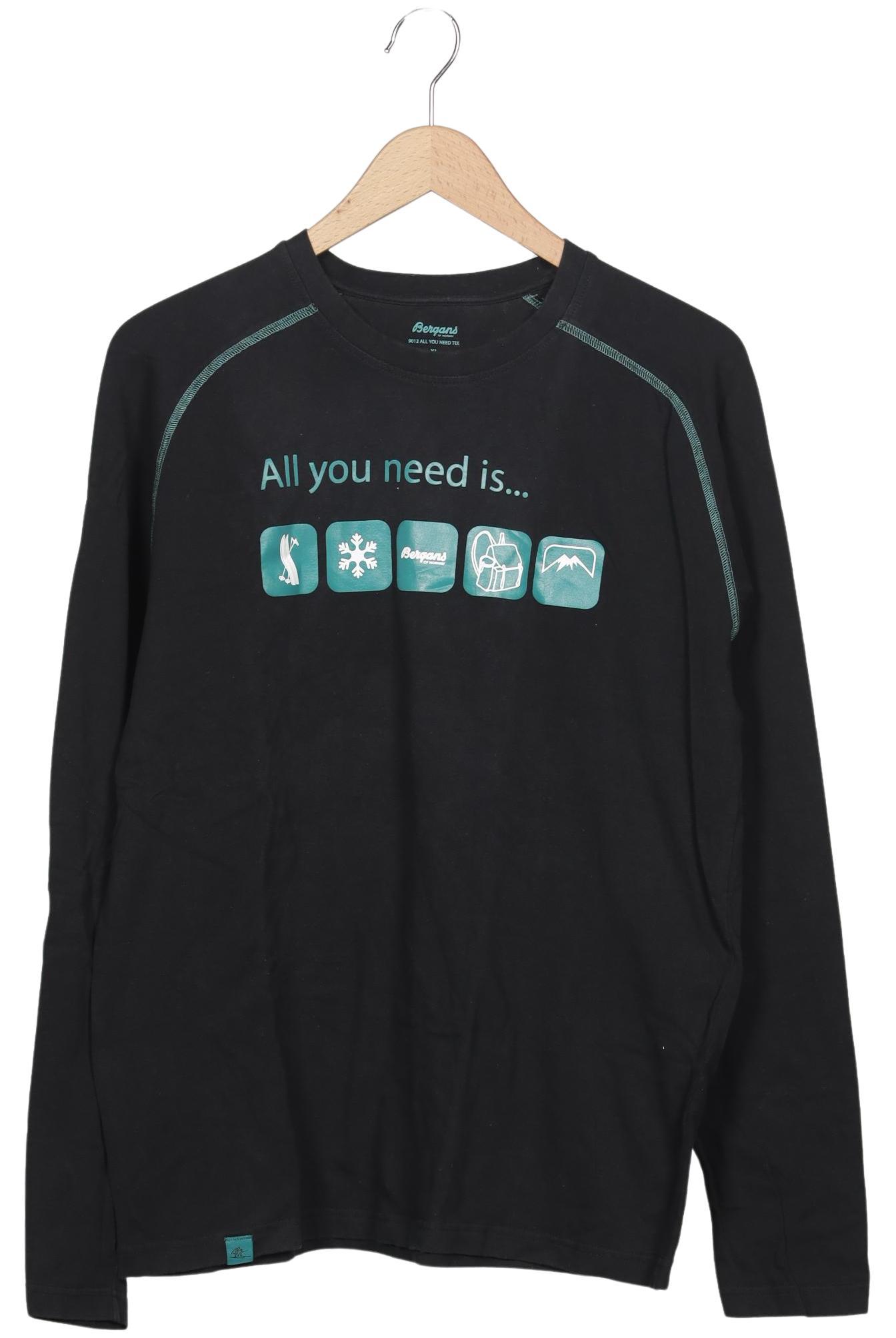 

Bergans of Norway Herren Langarmshirt, schwarz, Gr. 54