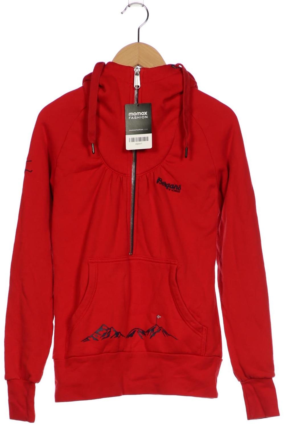 

Bergans of Norway Damen Kapuzenpullover, rot, Gr. 34