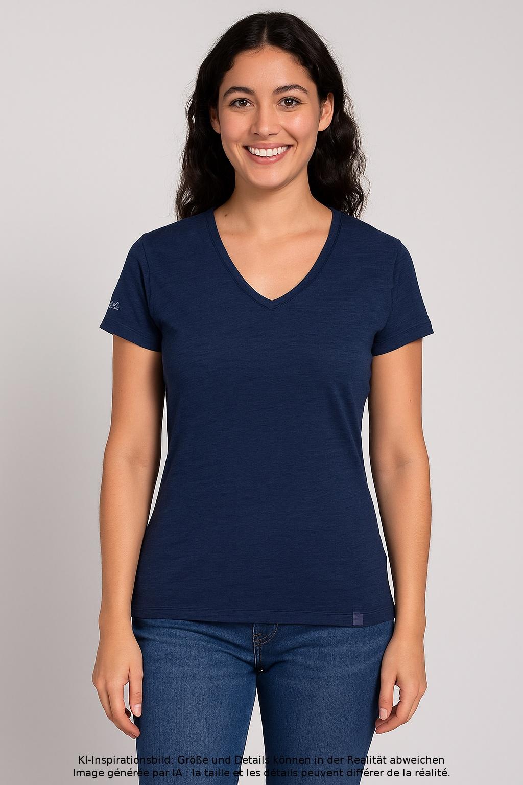 

Bergans of Norway Damen T-Shirt, marineblau, Gr. 36