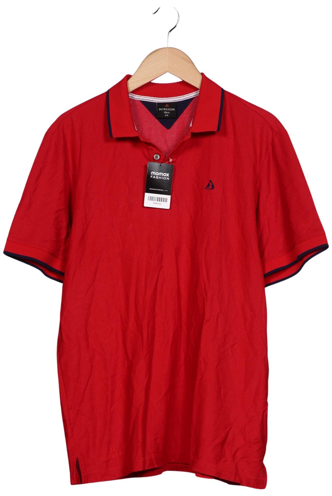 Thumbnail - Bergson Herren Poloshirt, rot, Gr. 54