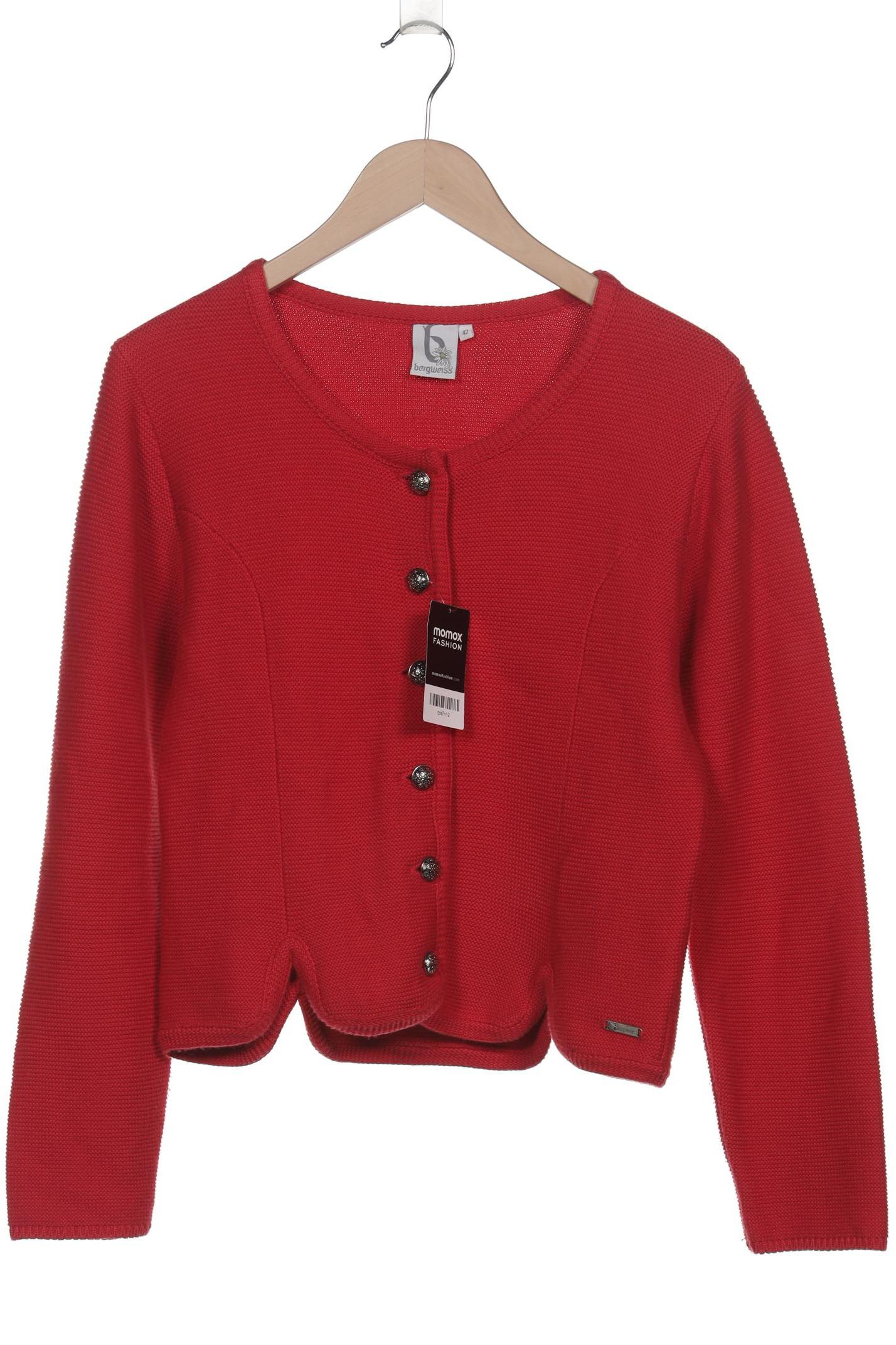 

Bergweiss Damen Strickjacke, rot, Gr. 42