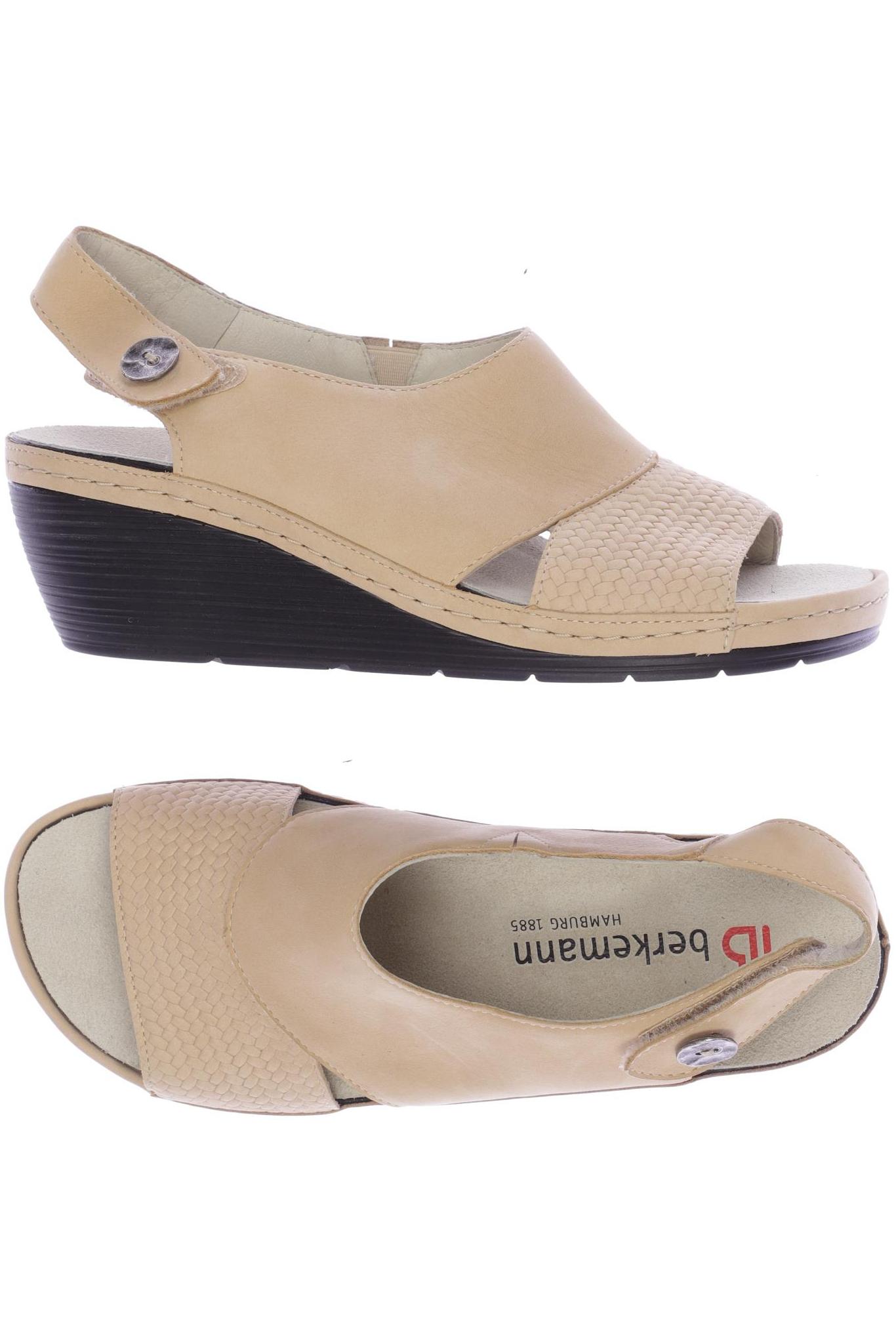 

Berkemann Damen Sandale, beige, Gr. 6