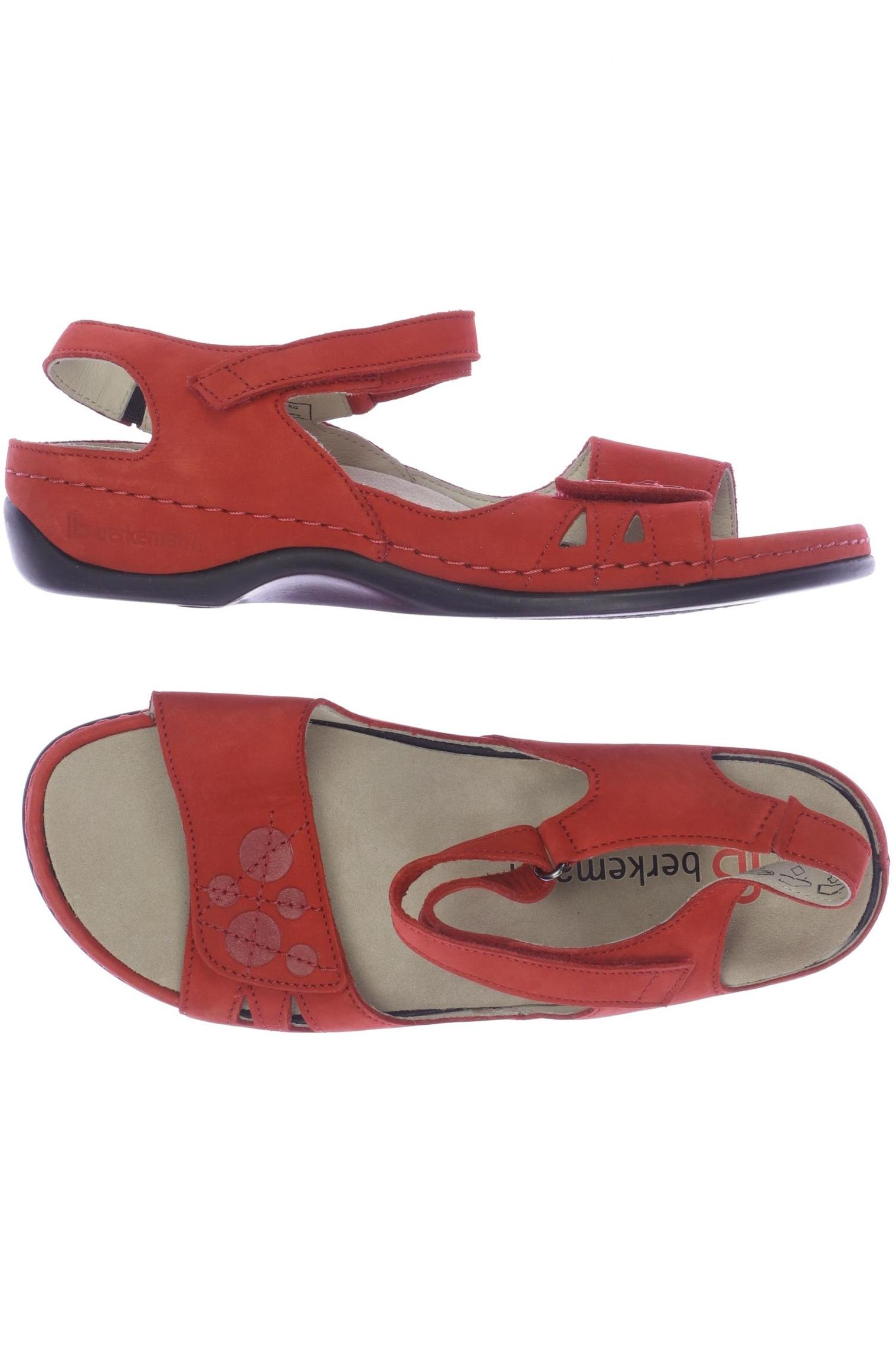 

Berkemann Damen Sandale, rot, Gr. 5.5