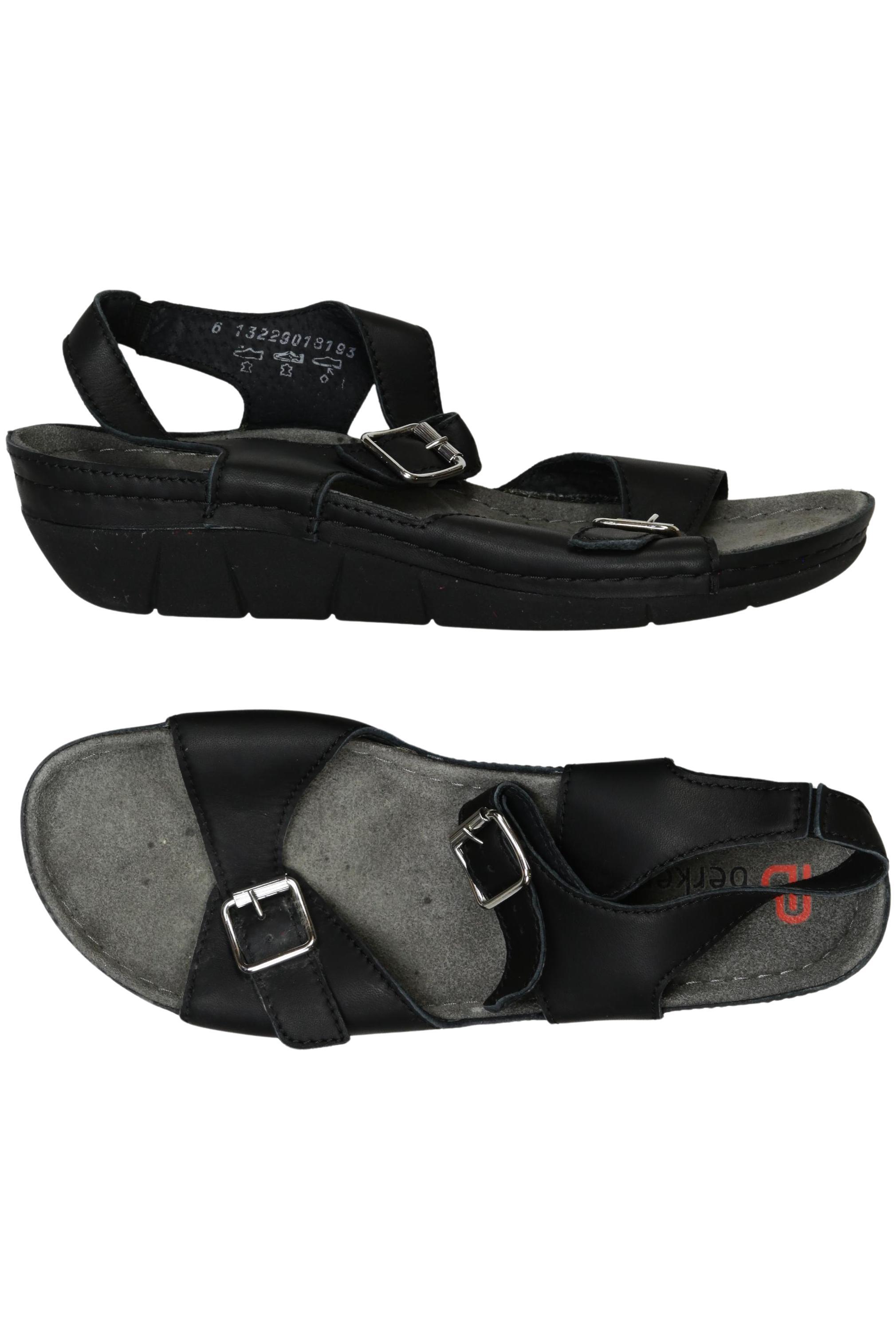 

Berkemann Damen Sandale, schwarz, Gr. 8