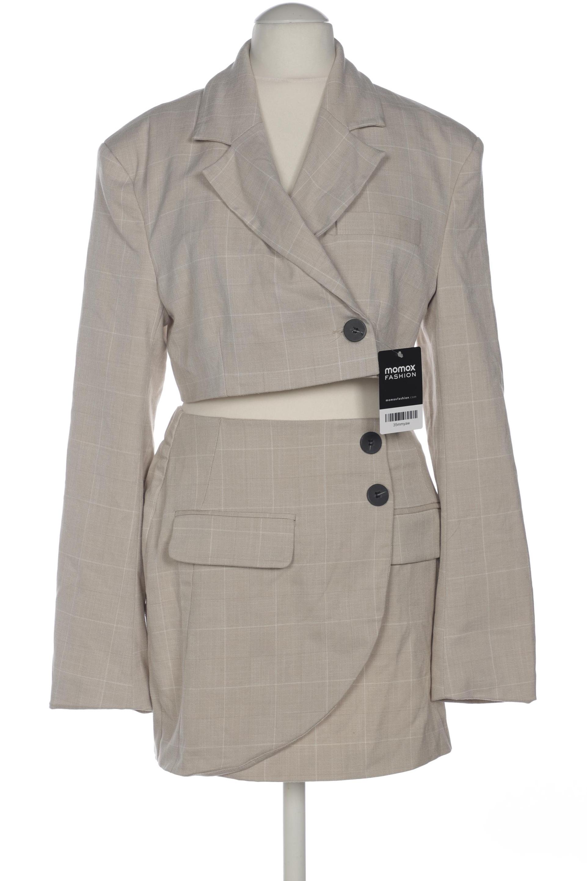 

bershka Damen Anzug, beige, Gr. 36