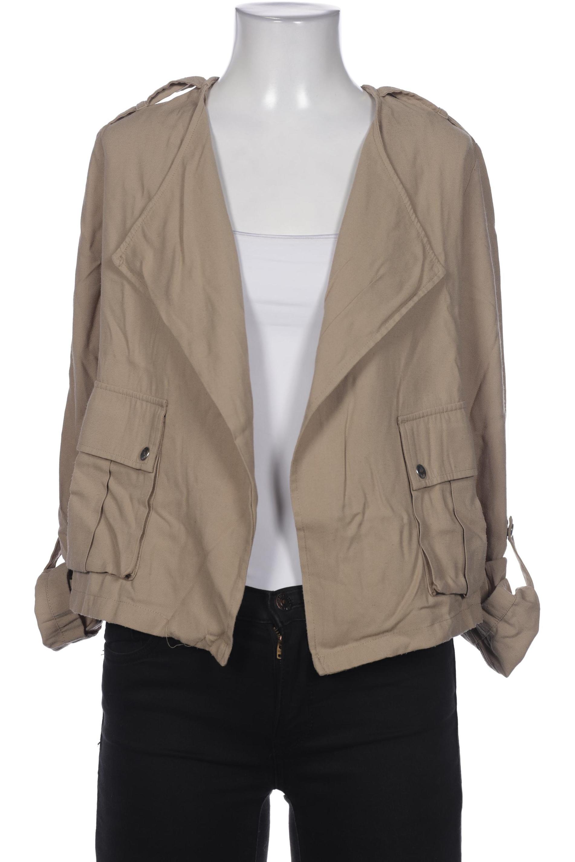 

bershka Damen Blazer, beige, Gr. 36