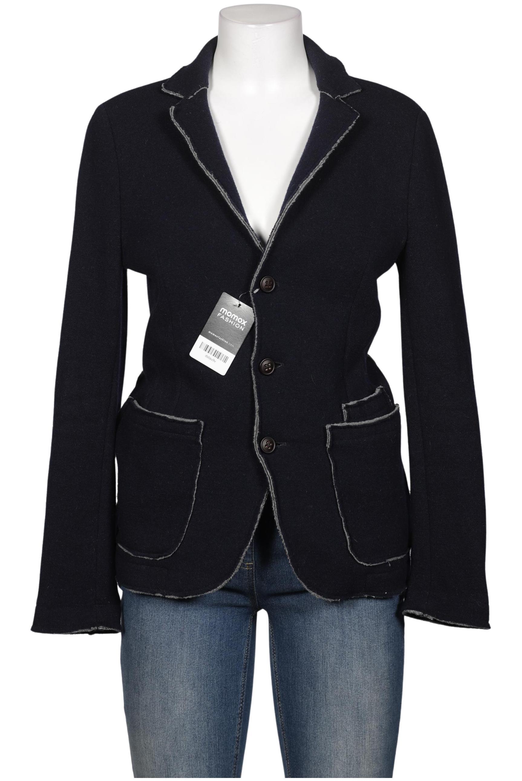 

bershka Damen Blazer, marineblau, Gr. 36