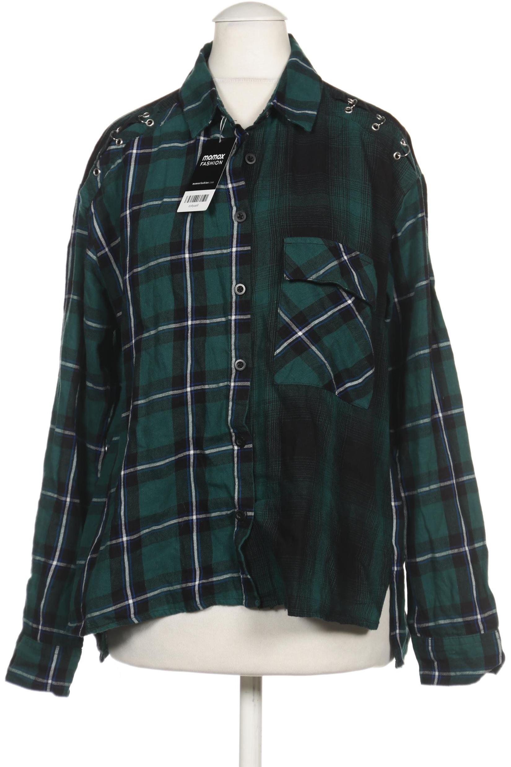 

bershka Damen Bluse, grün, Gr. 36