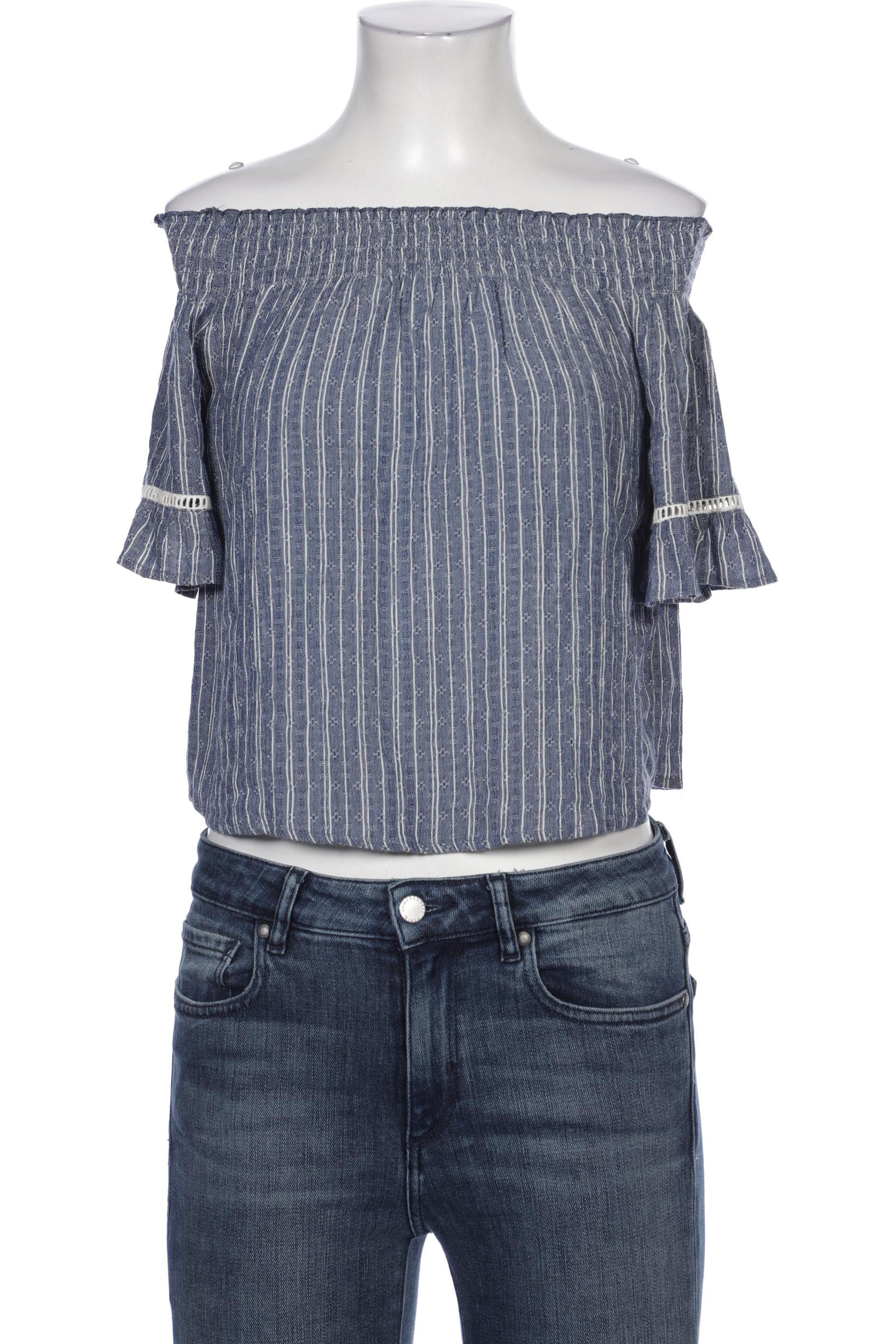 

bershka Damen Bluse, blau