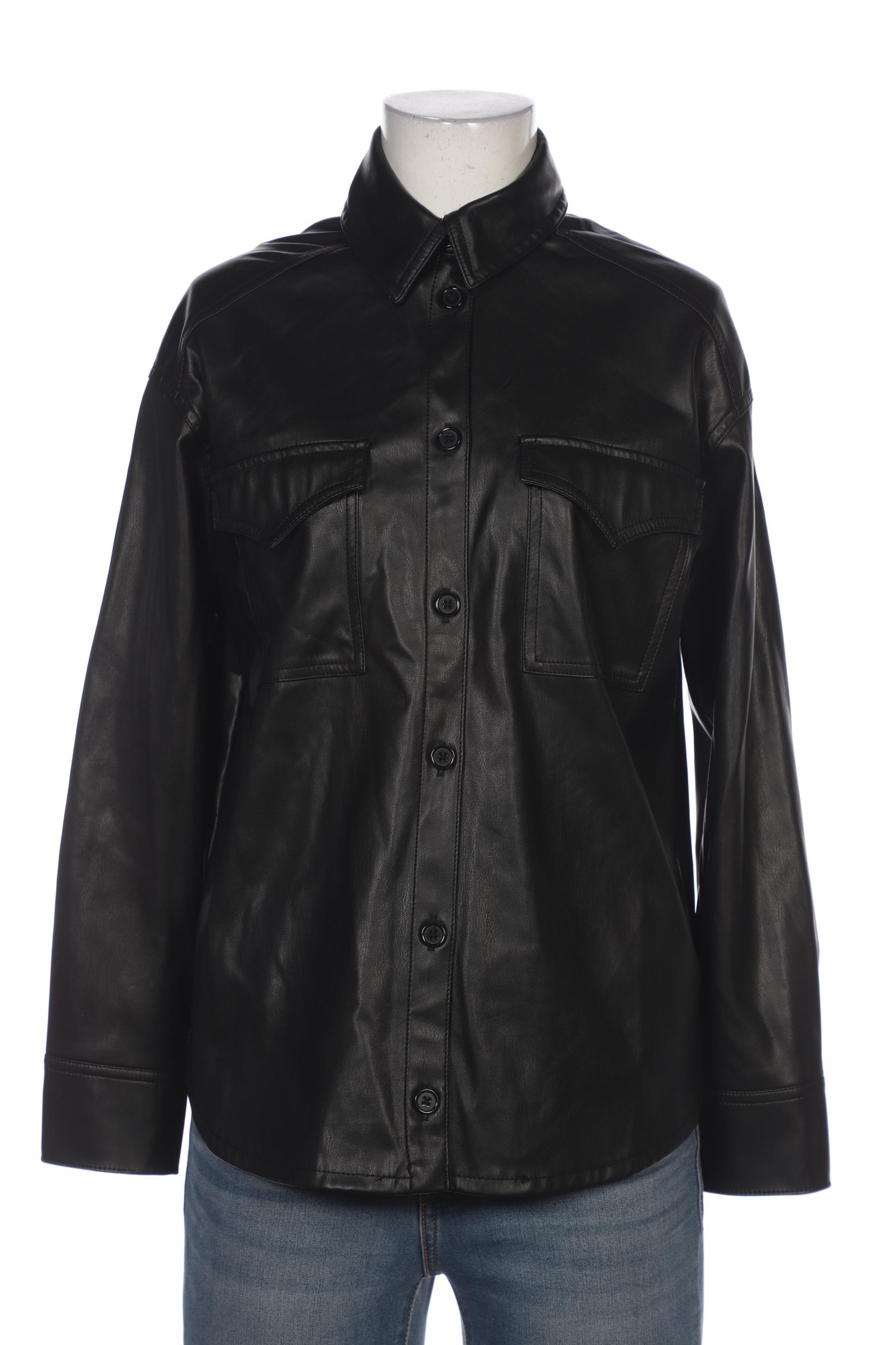 

bershka Damen Bluse, schwarz, Gr. 34