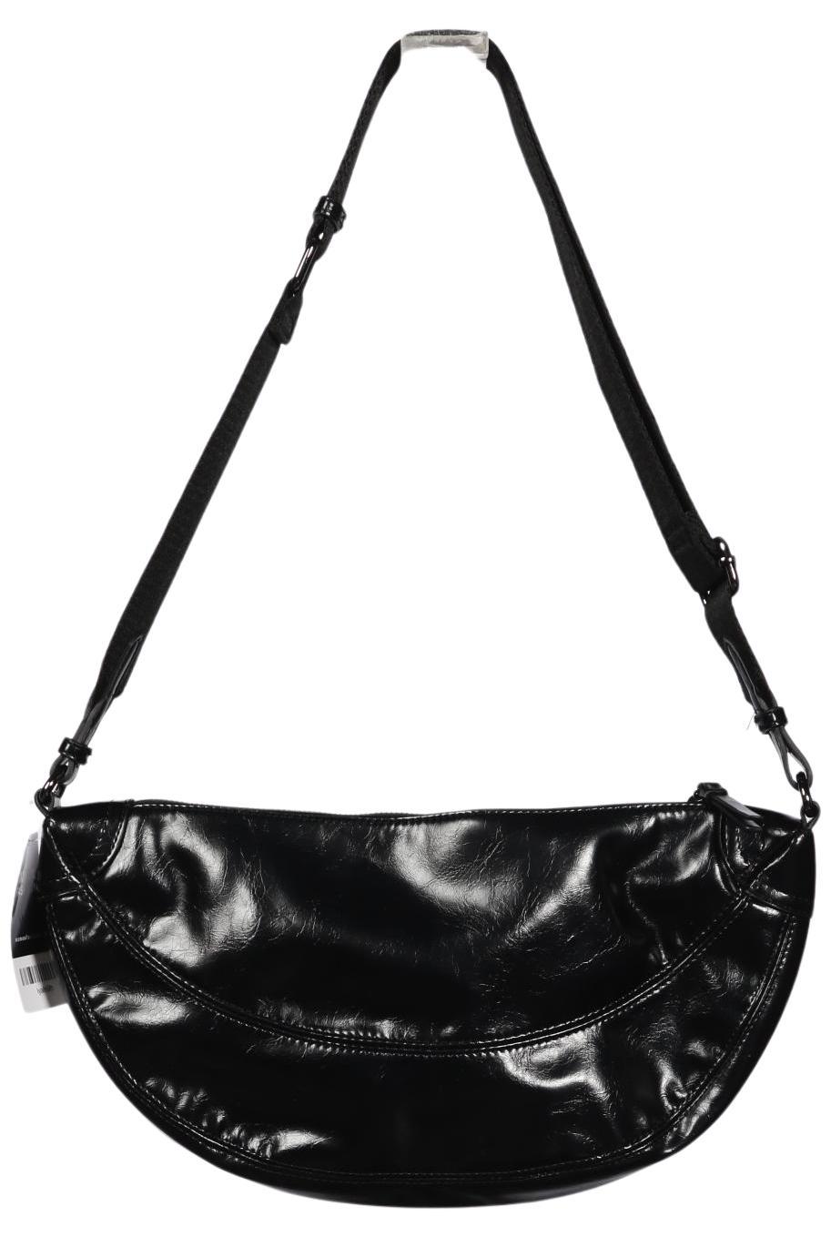 

bershka Damen Handtasche, schwarz, Gr.