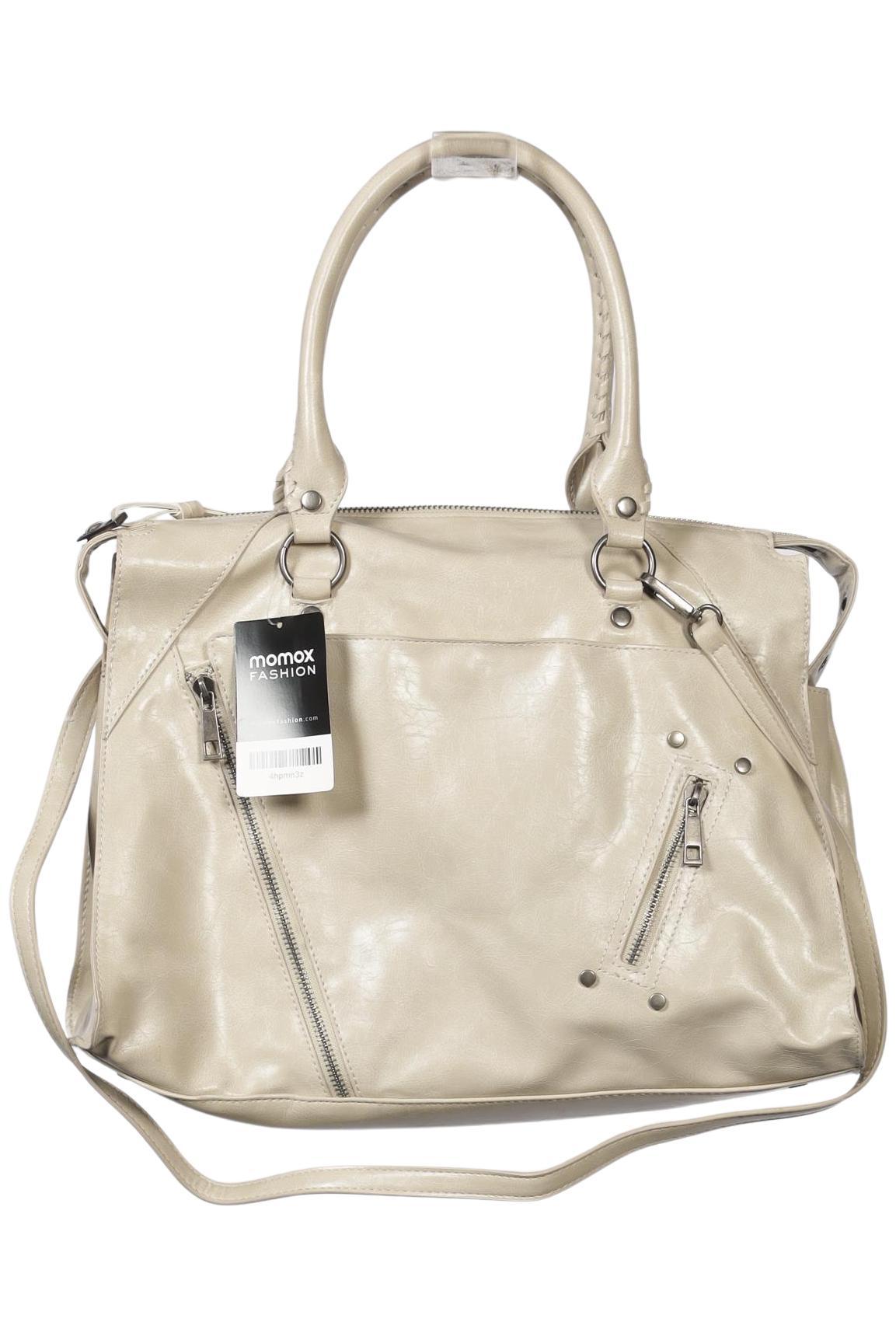 

bershka Damen Handtasche, beige, Gr.