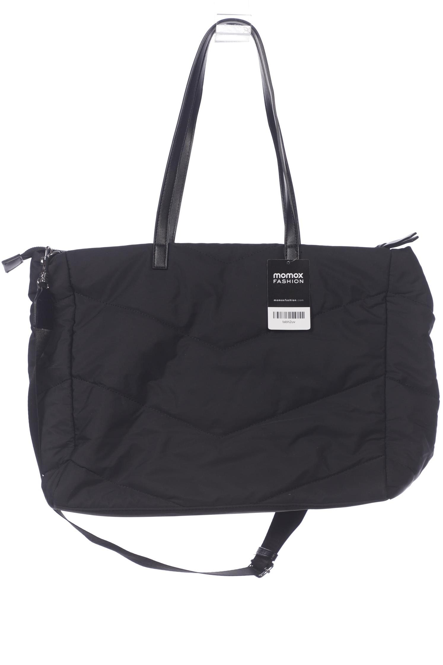 

bershka Damen Handtasche, schwarz, Gr.