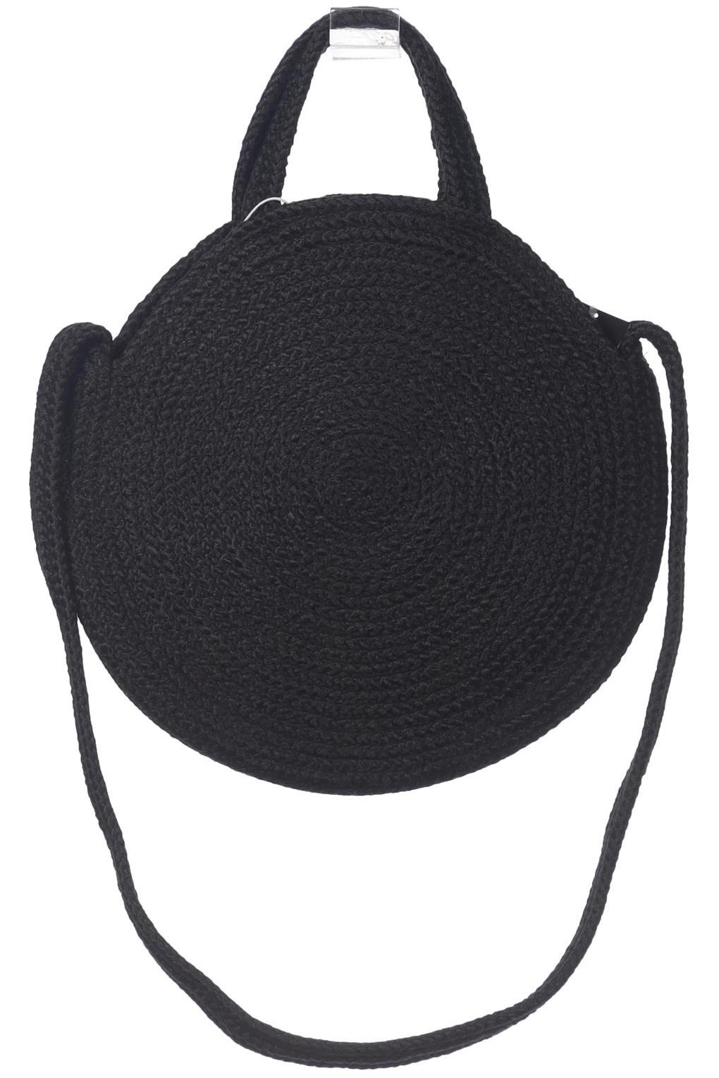 

bershka Damen Handtasche, schwarz, Gr.