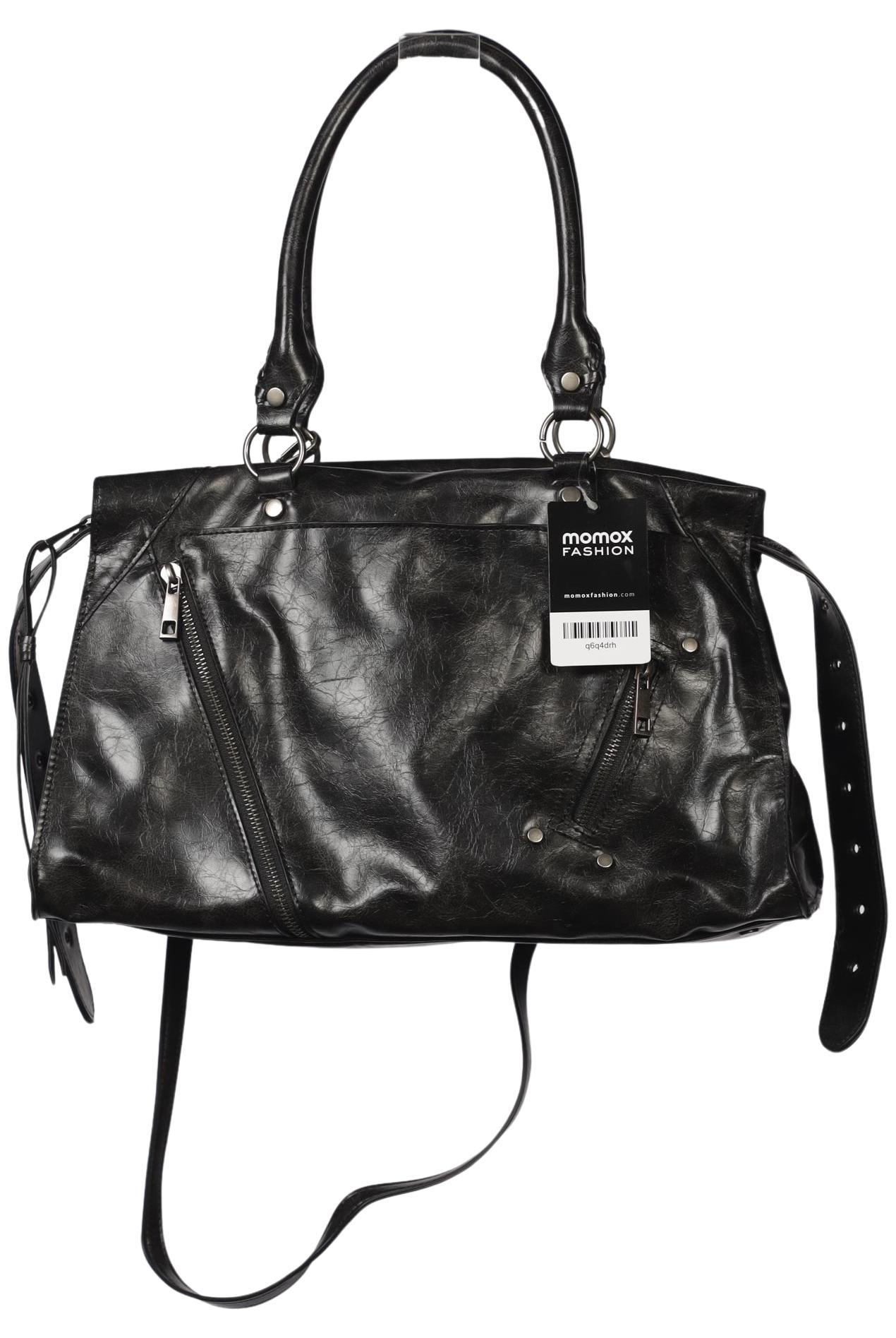 

bershka Damen Handtasche, schwarz, Gr.