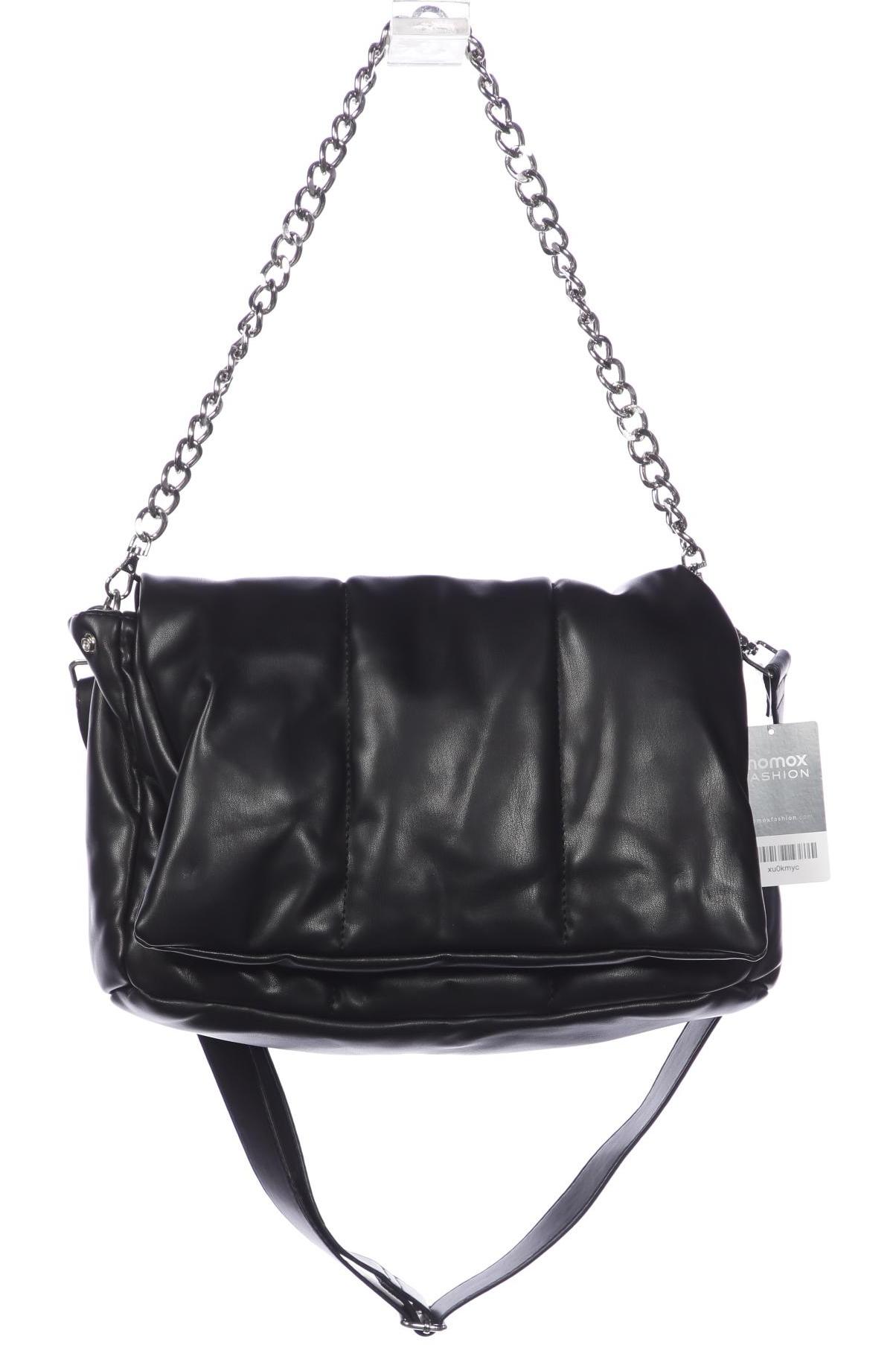 

bershka Damen Handtasche, schwarz, Gr.