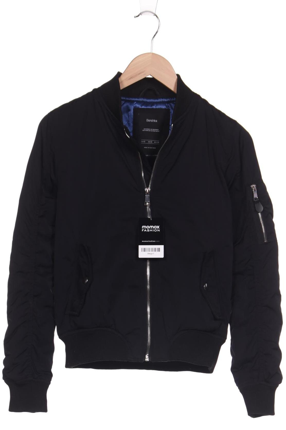 

bershka Damen Jacke, schwarz