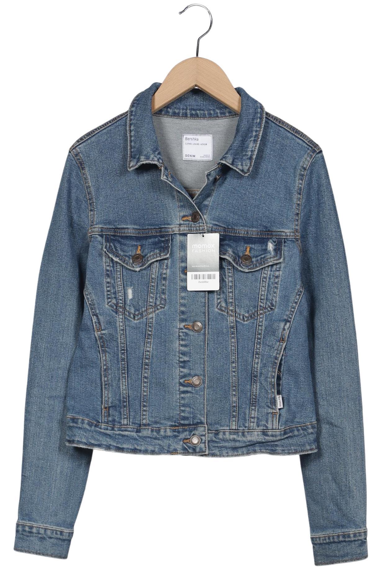 

bershka Damen Jacke, blau, Gr. 34