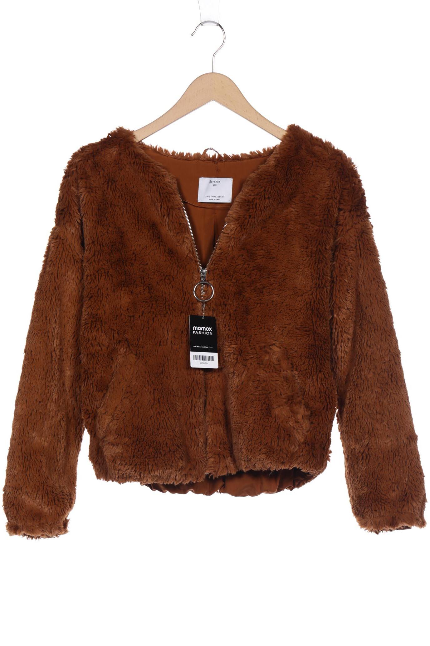 

bershka Damen Jacke, braun, Gr. 42